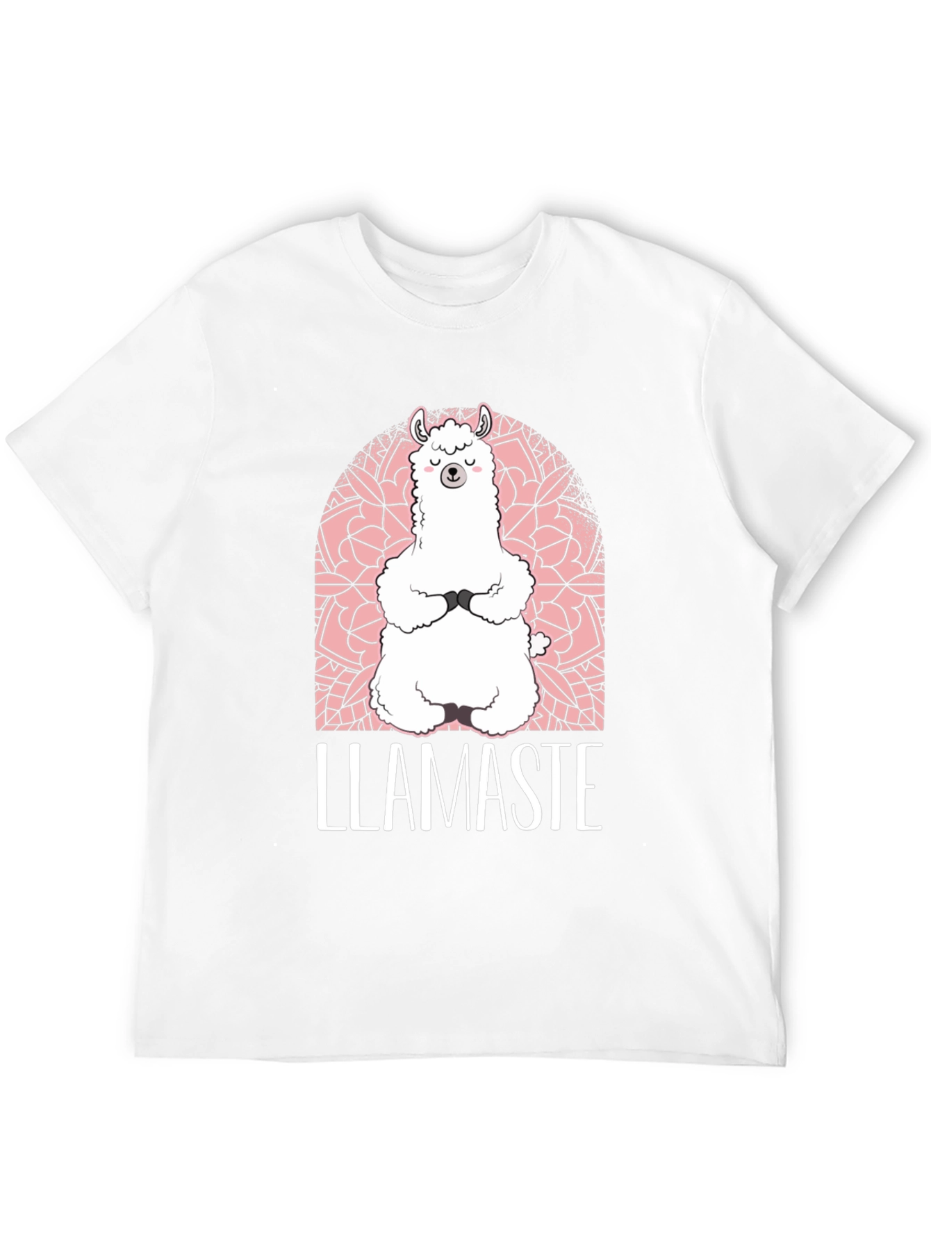 Llamaste Yoga T-Shirt - Meditating Llama