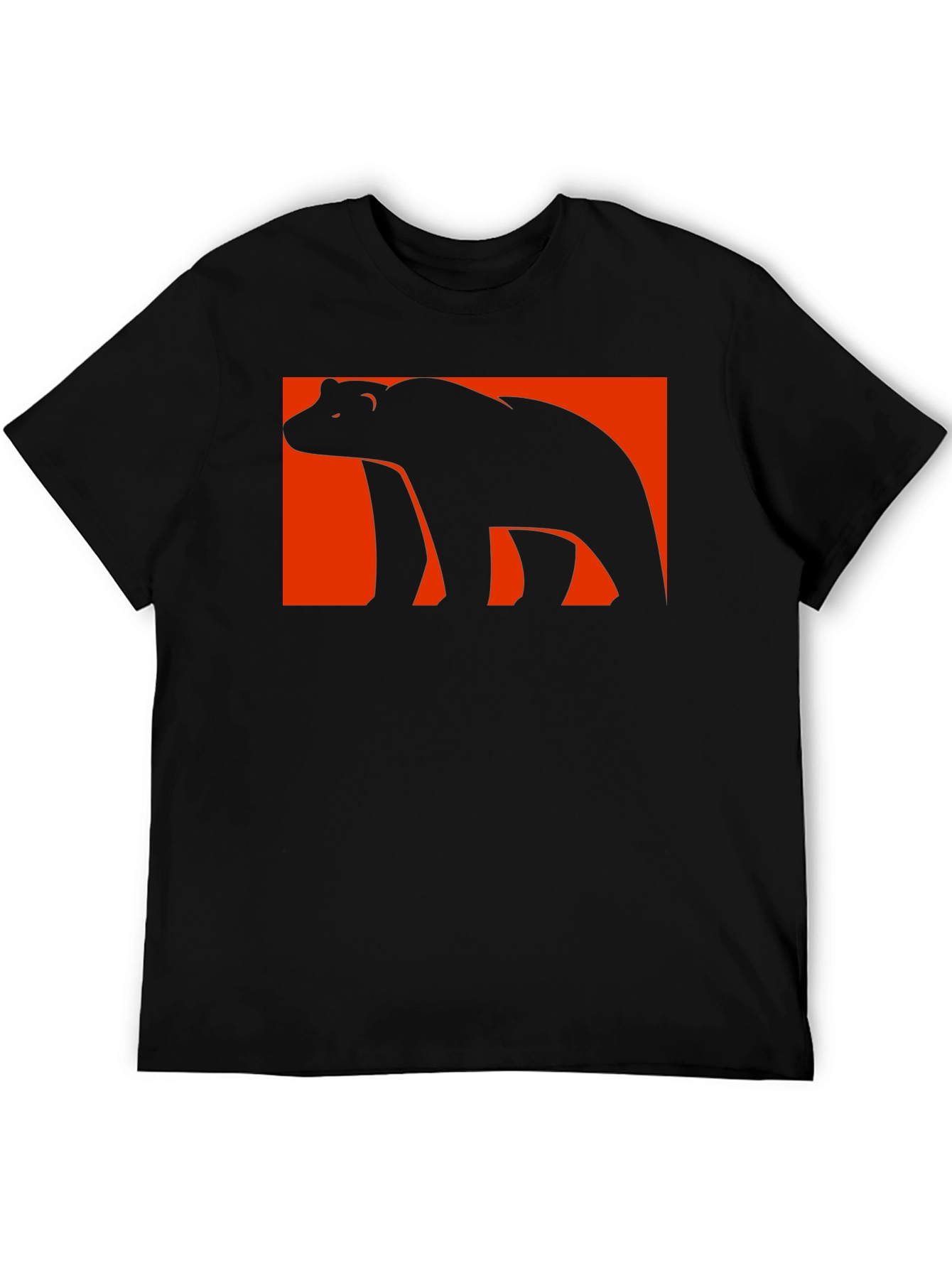Bear Graphic Tee - Black T-Shirt