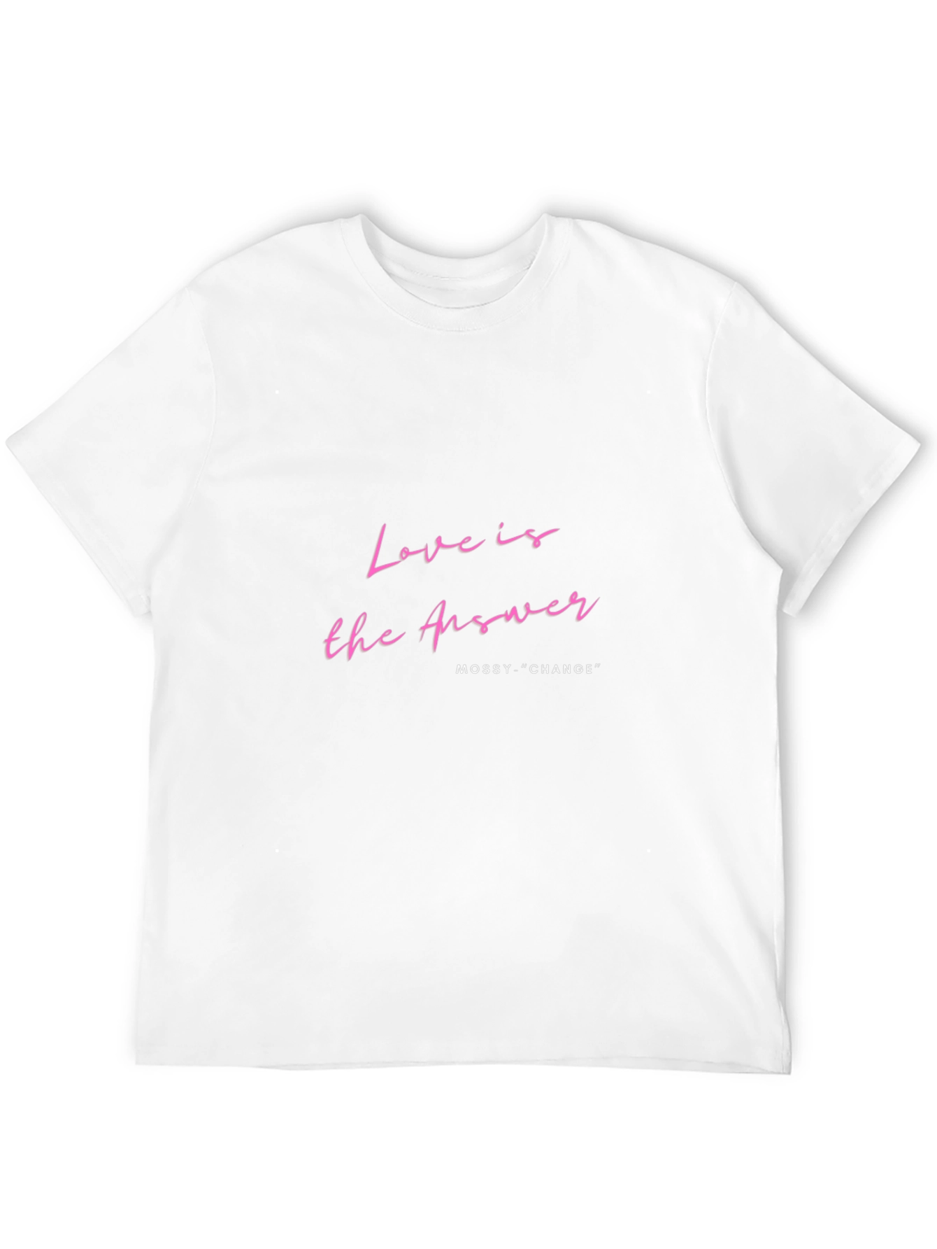 Love is the Answer Black Graphic T-Shirt