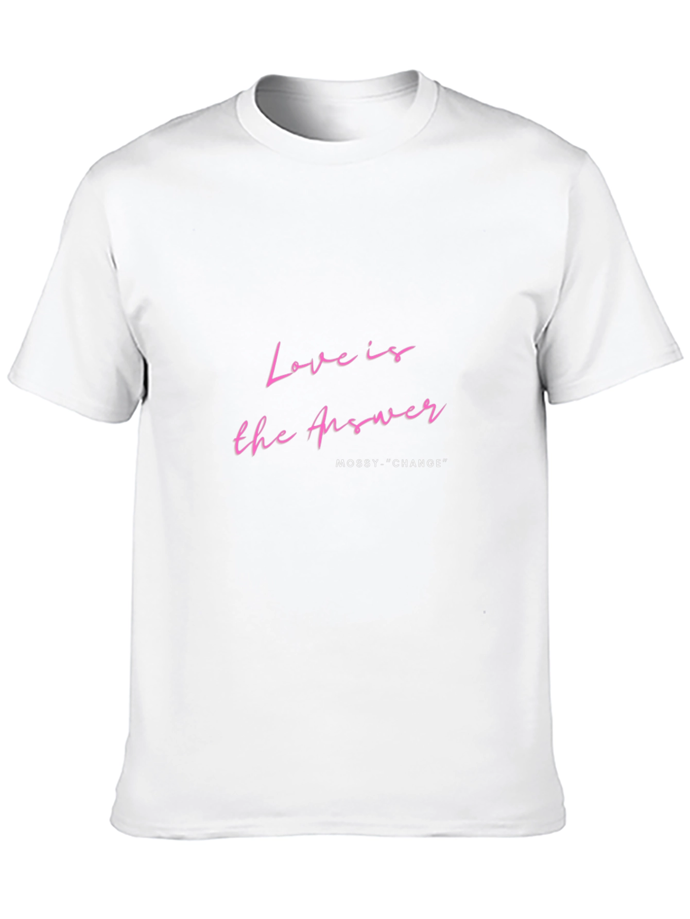 Love is the Answer Black Graphic T-Shirt