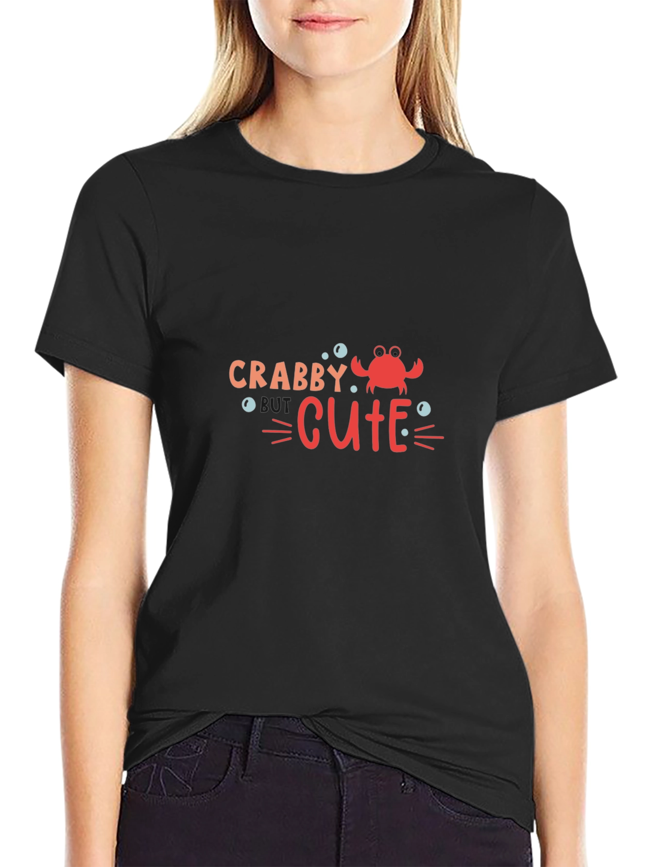 Crabby But Cute Graphic Tee