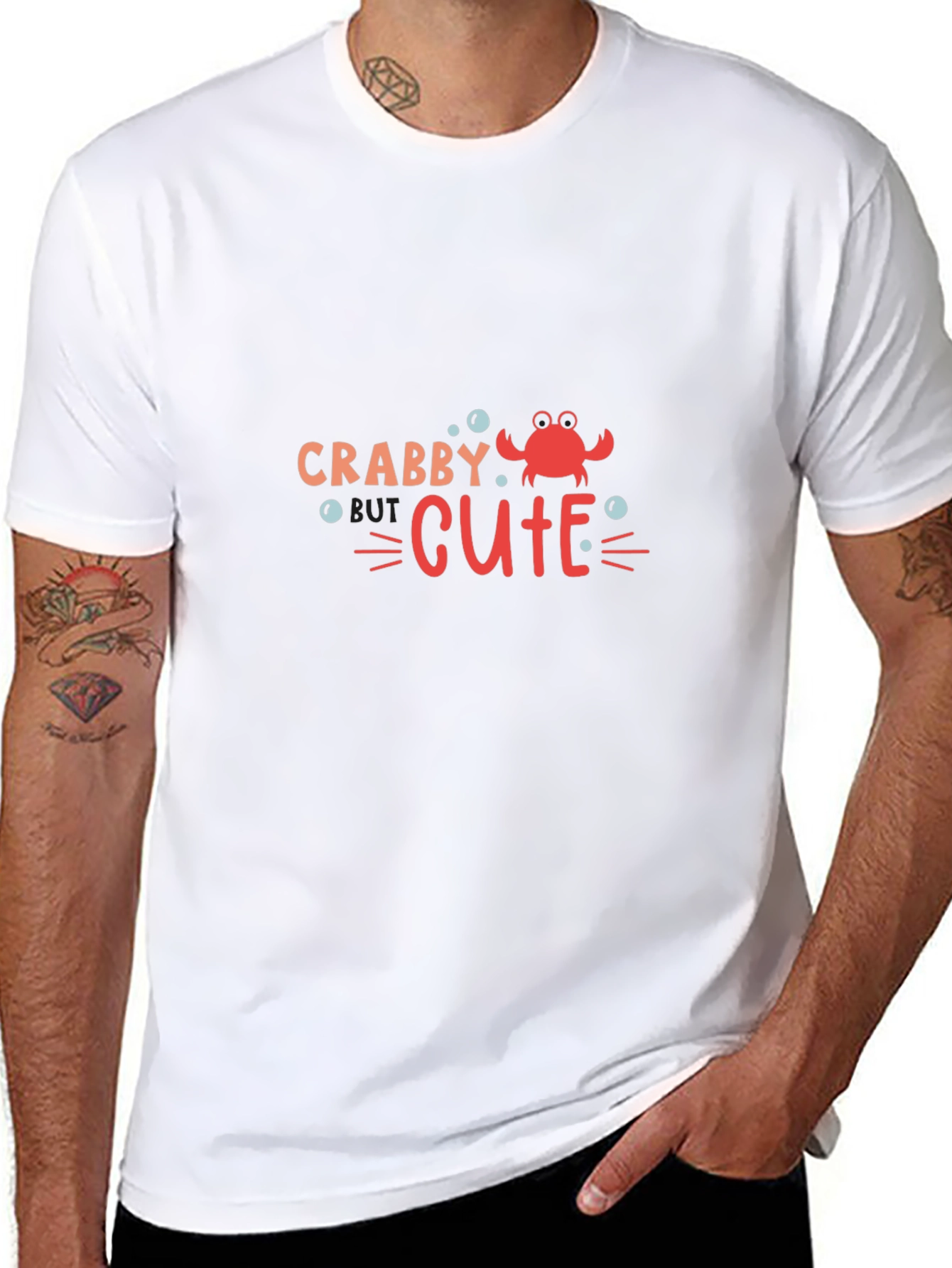 Crabby But Cute Graphic Tee