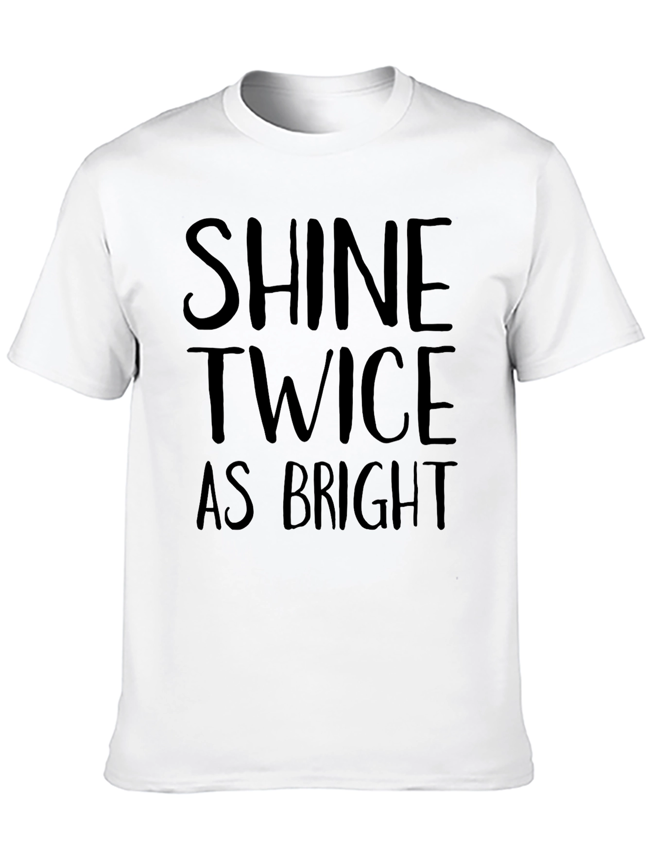 Shine Twice As Bright Graphic Tee - Black