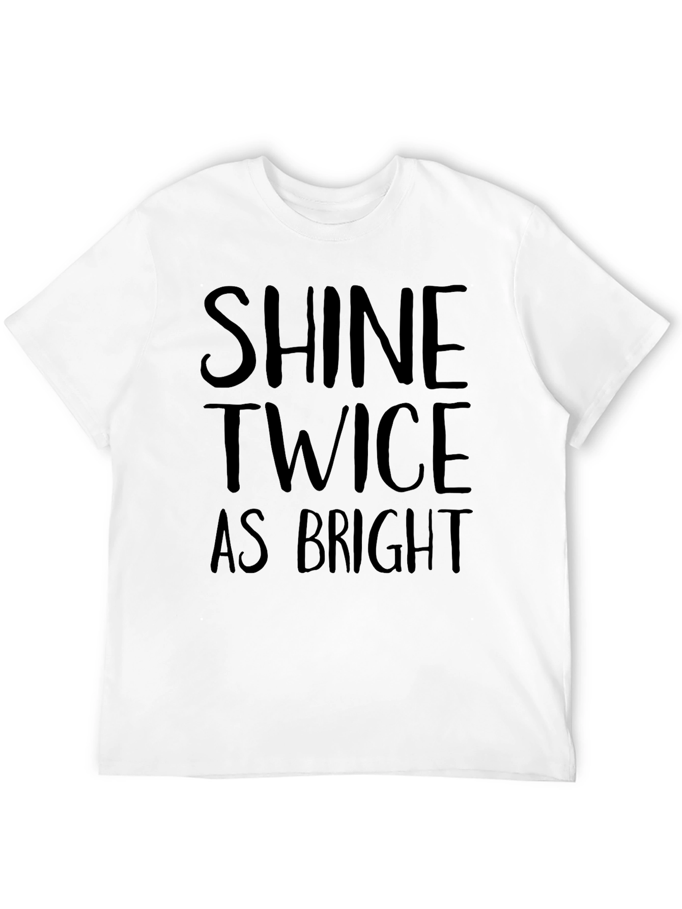 Shine Twice As Bright Graphic Tee - Black
