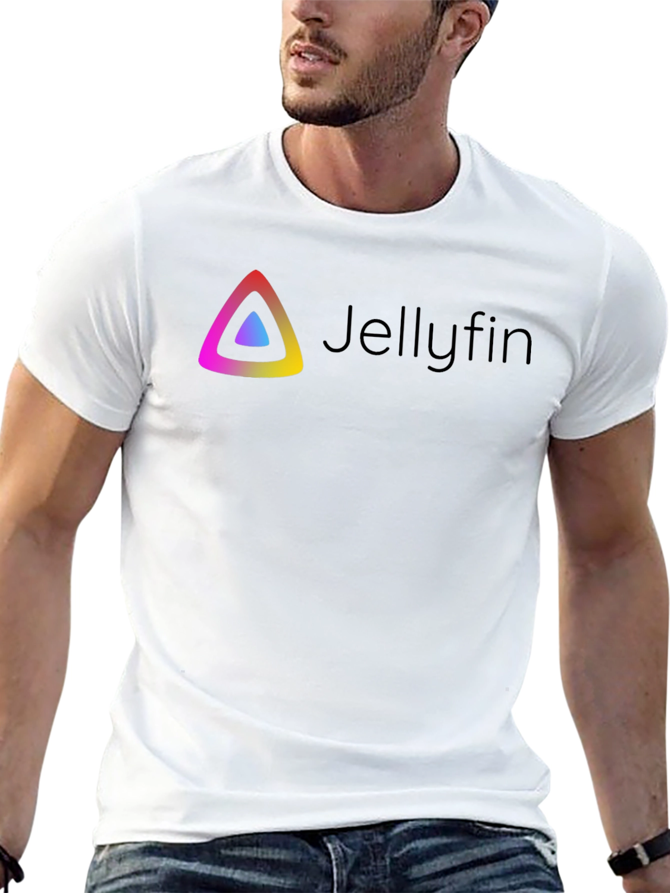 Jellyfin Logo Black T-Shirt