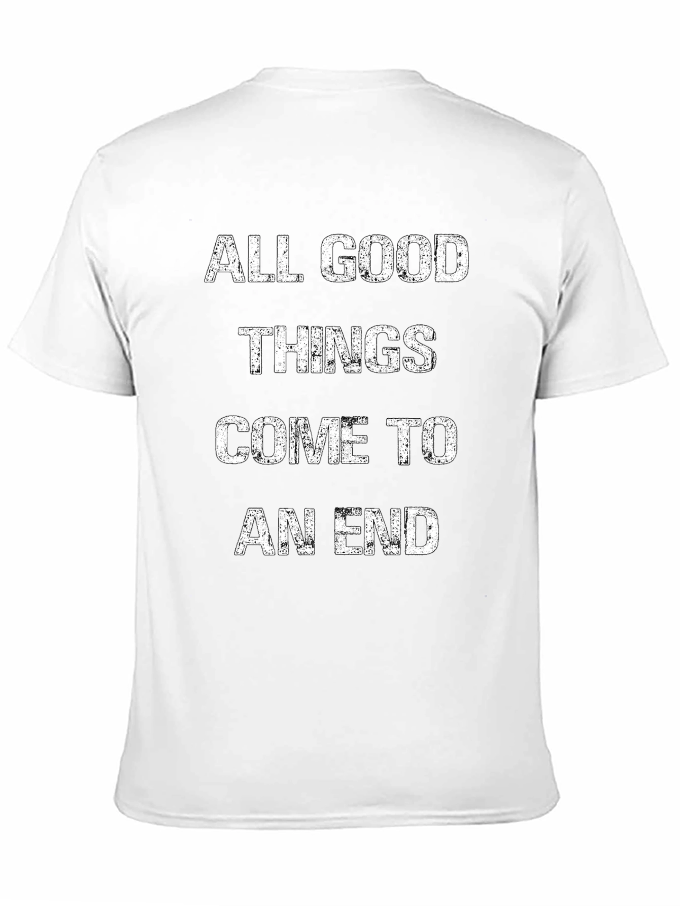 All Good Things Come To An End Black T-Shirt