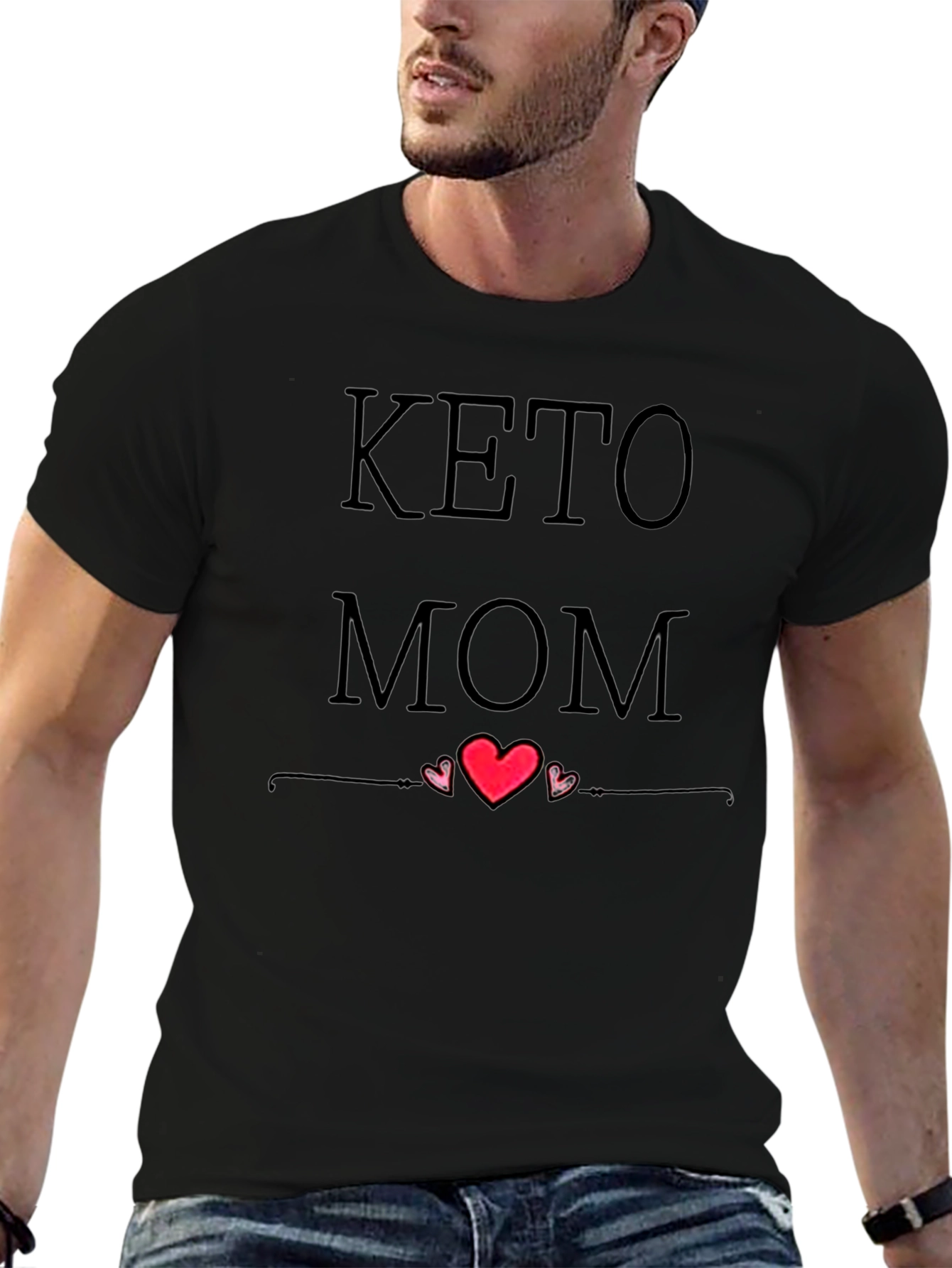 Keto Mom Graphic Tee - Black