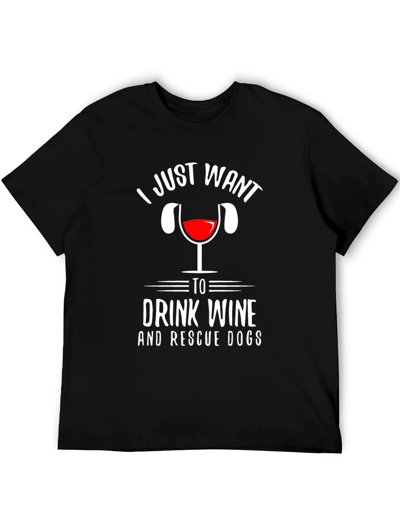 Drink Wine & Rescue Dogs Graphic Tee