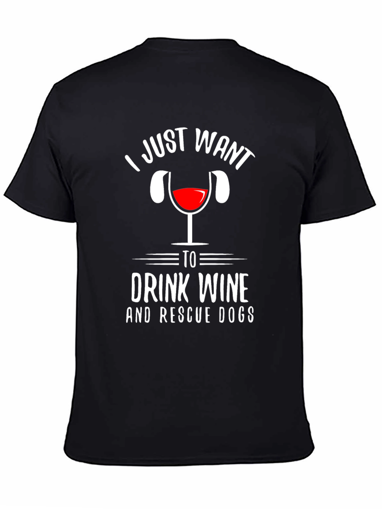 Drink Wine & Rescue Dogs Graphic Tee
