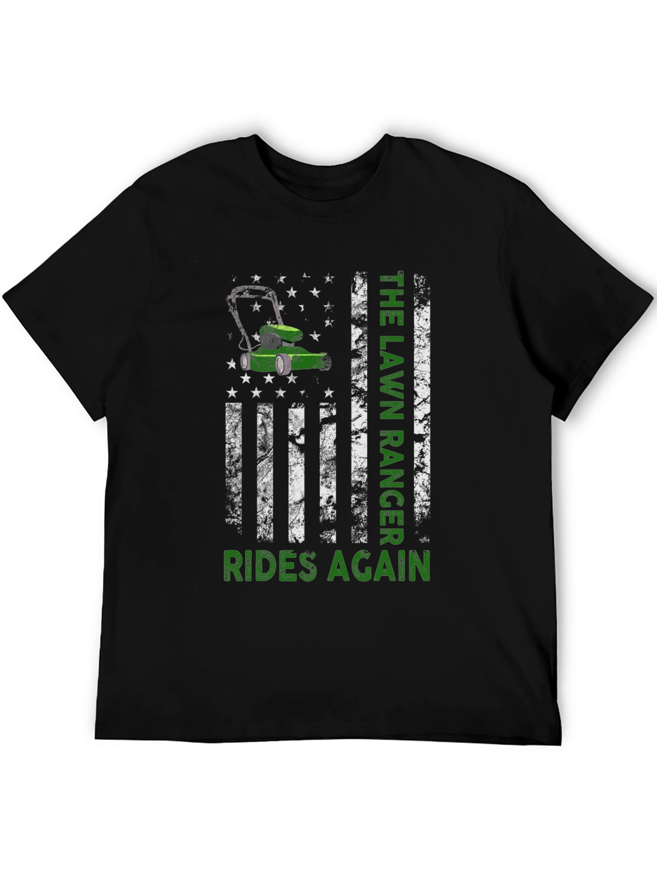 Lawn Ranger Rides Again Graphic T-Shirt