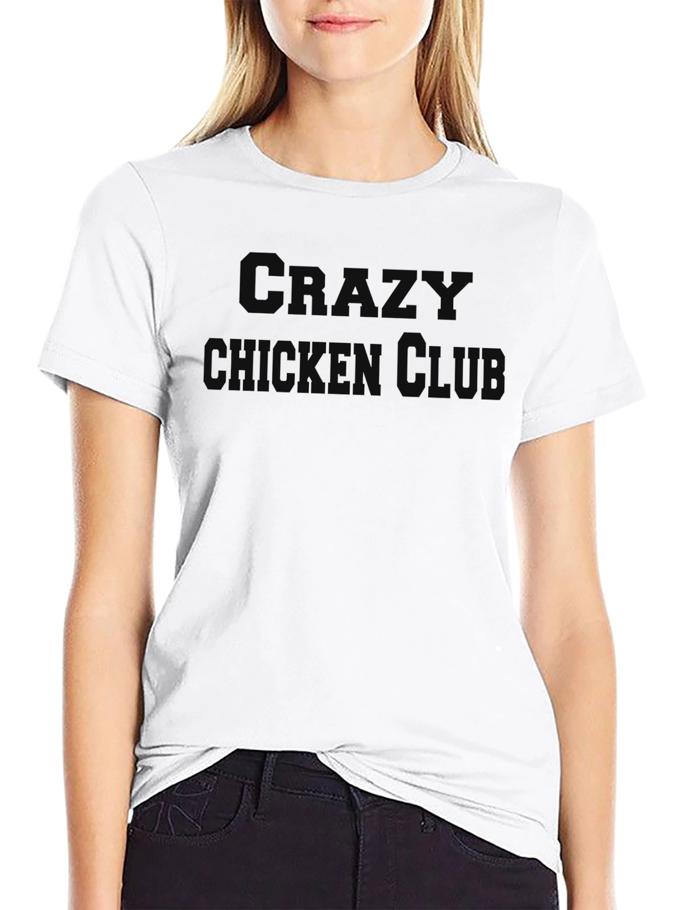 Crazy Chicken Club Graphic T-Shirt
