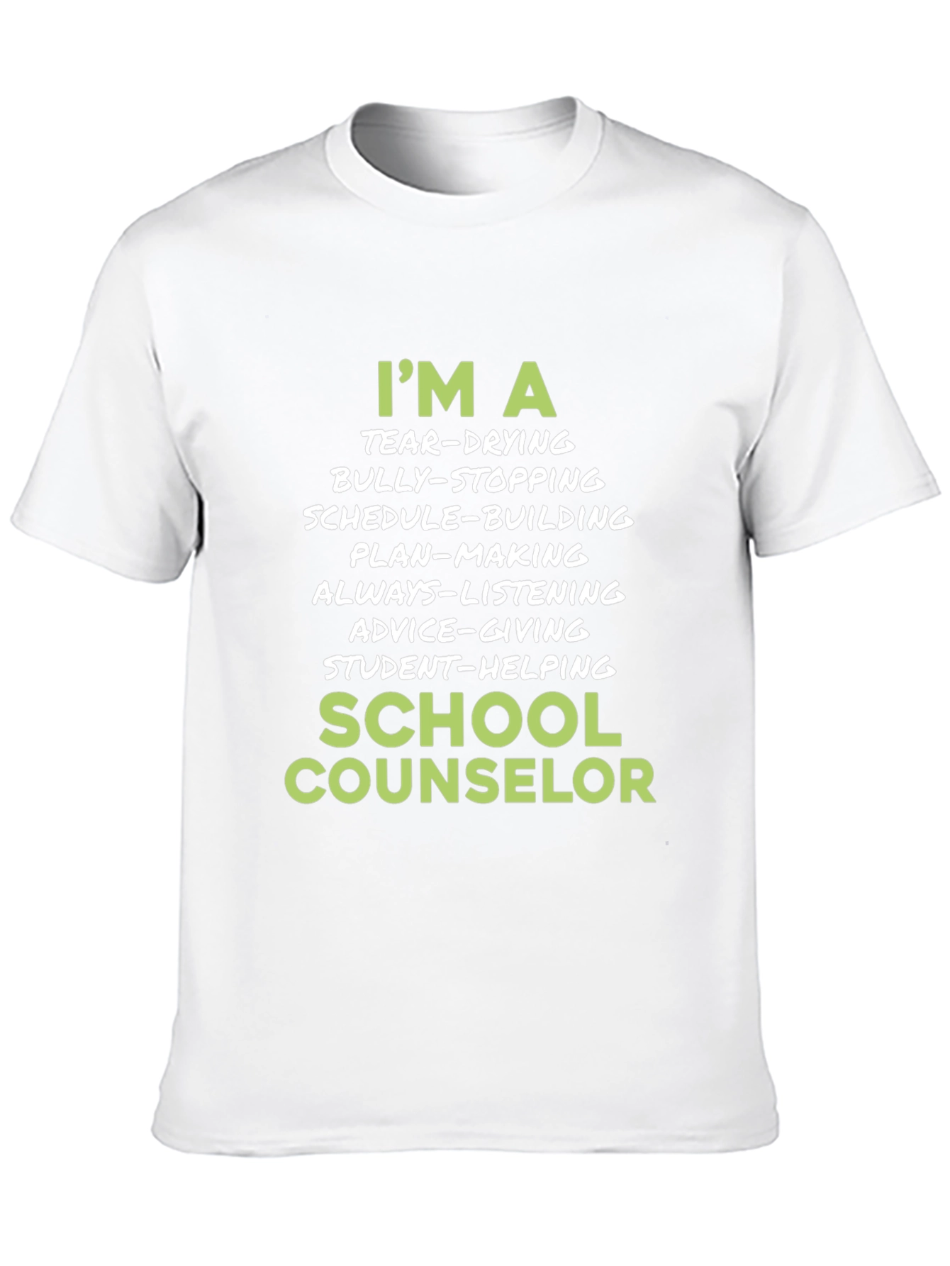 School Counselor T-Shirt - Tear-Drying Bully-Stopping