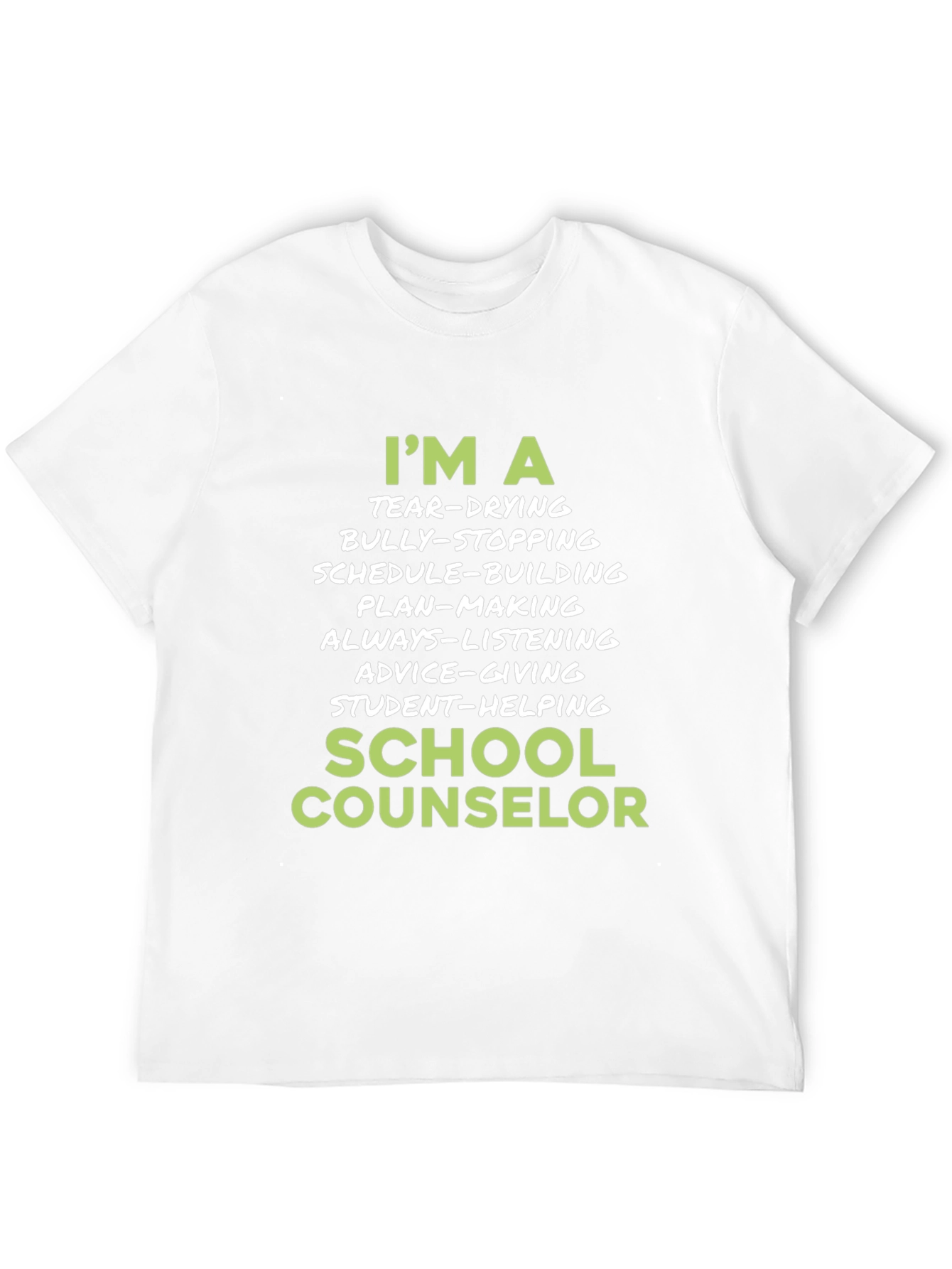 School Counselor T-Shirt - Tear-Drying Bully-Stopping