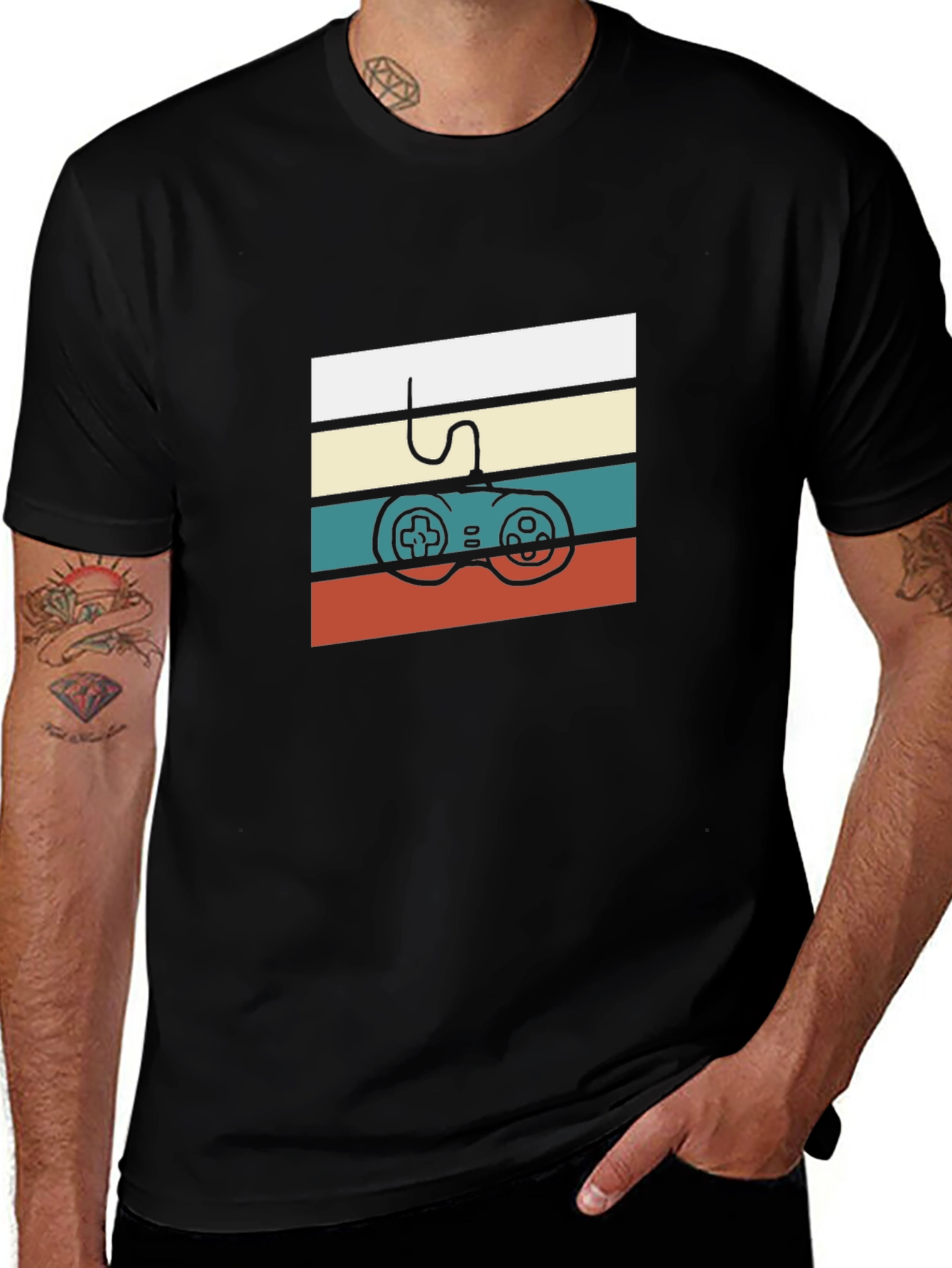 Retro Gamer T-Shirt - Classic Controller Design