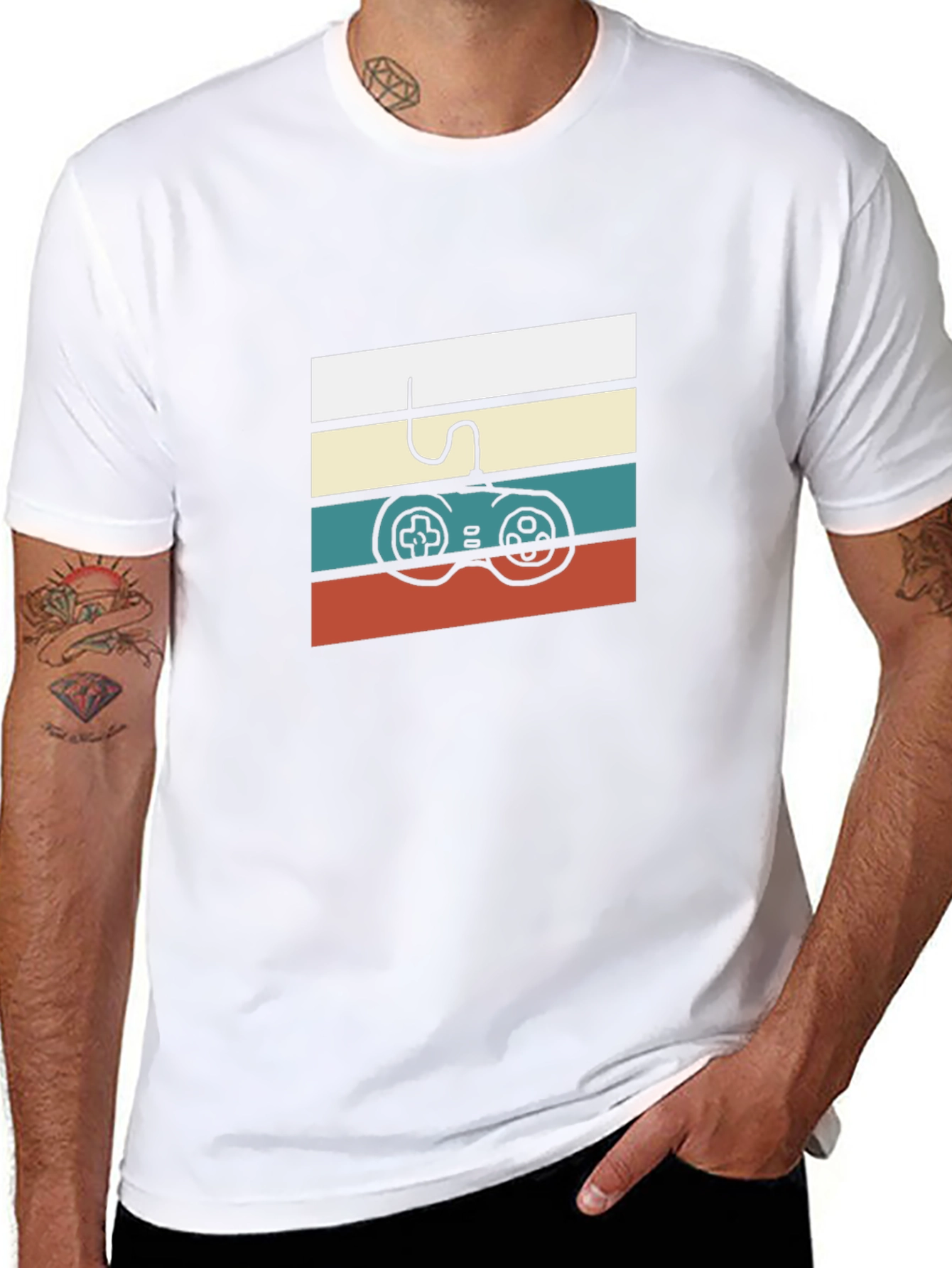 Retro Gamer T-Shirt - Classic Controller Design