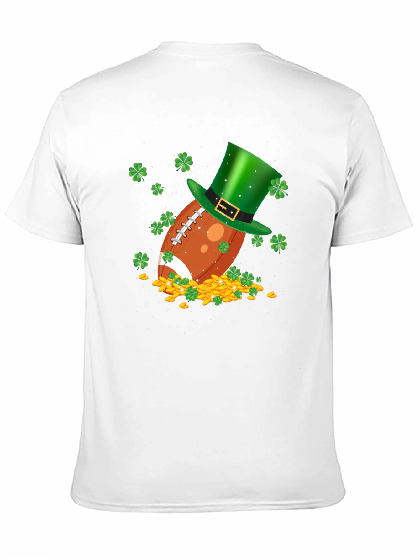 St. Patricks Day Football T-Shirt