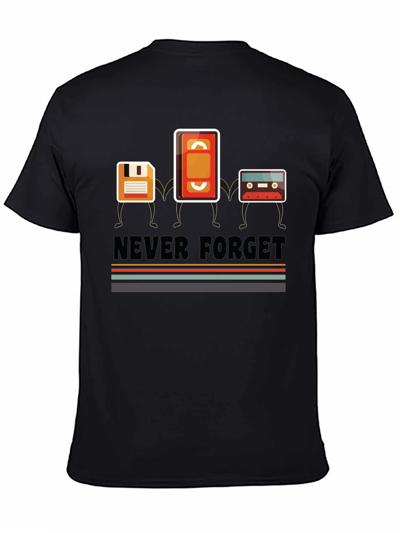 Retro Media T-Shirt - Never Forget