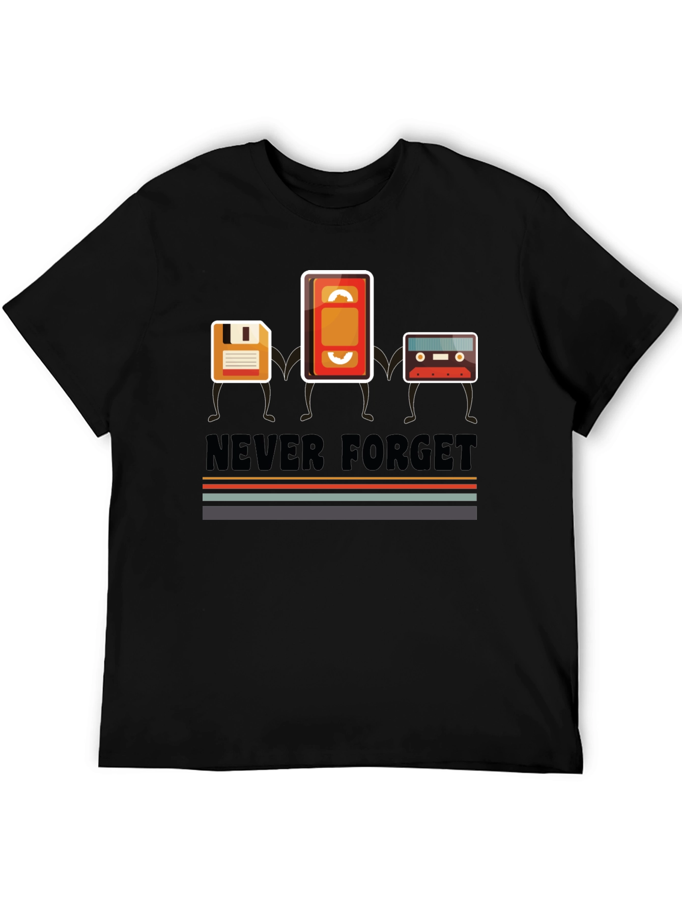 Retro Media T-Shirt - Never Forget