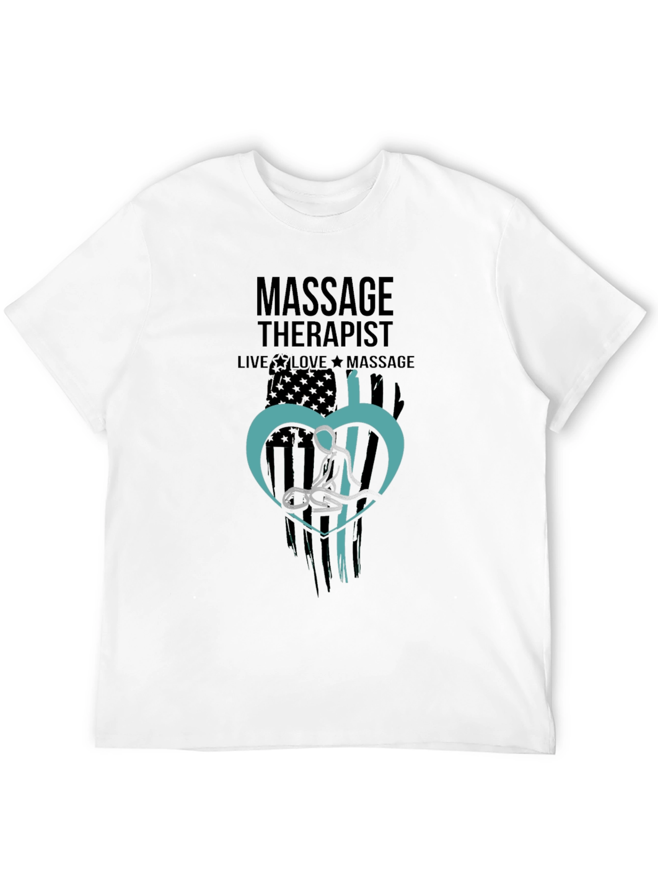 Massage Therapist Graphic Tee - Live Love Massage