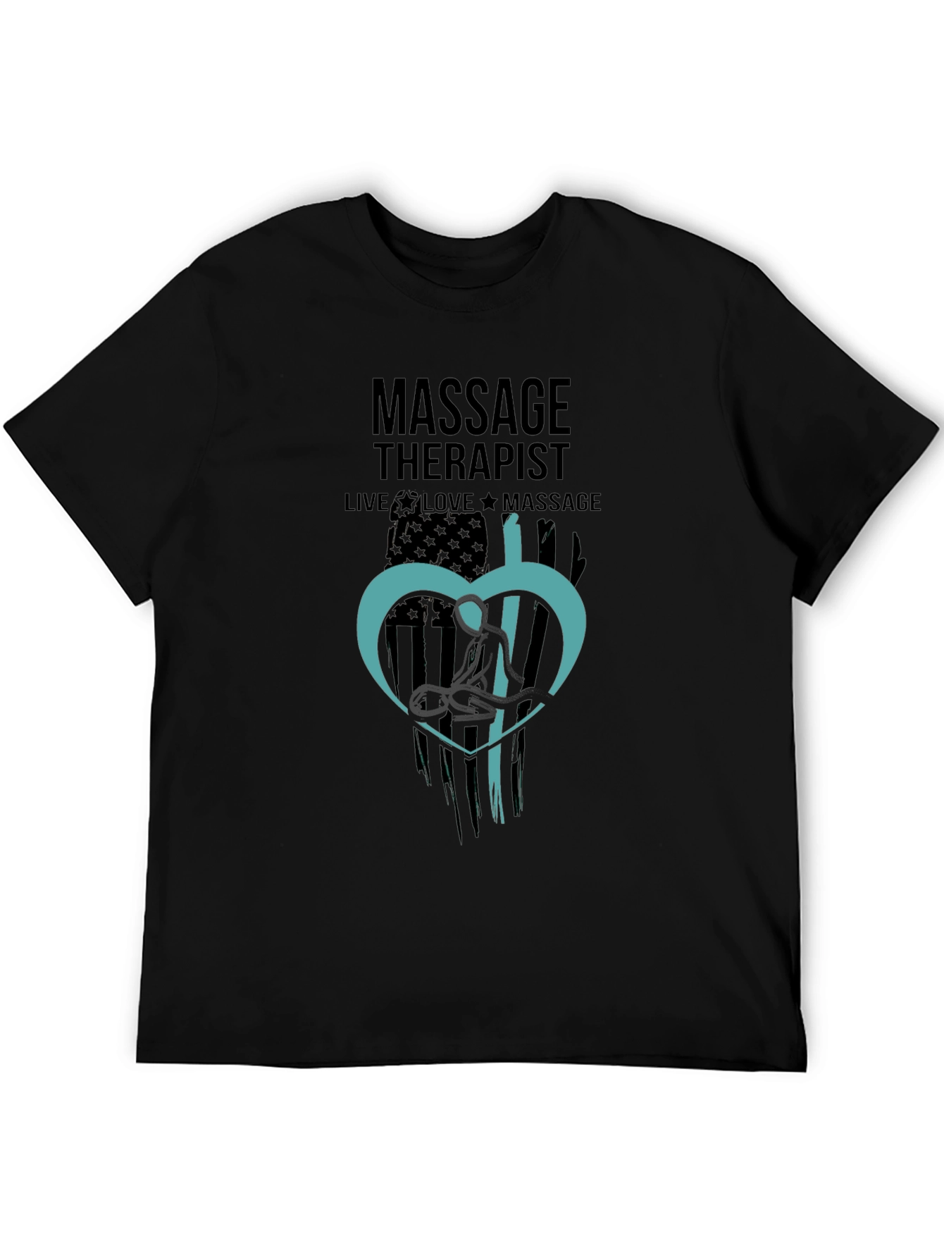 Massage Therapist Graphic Tee - Live Love Massage