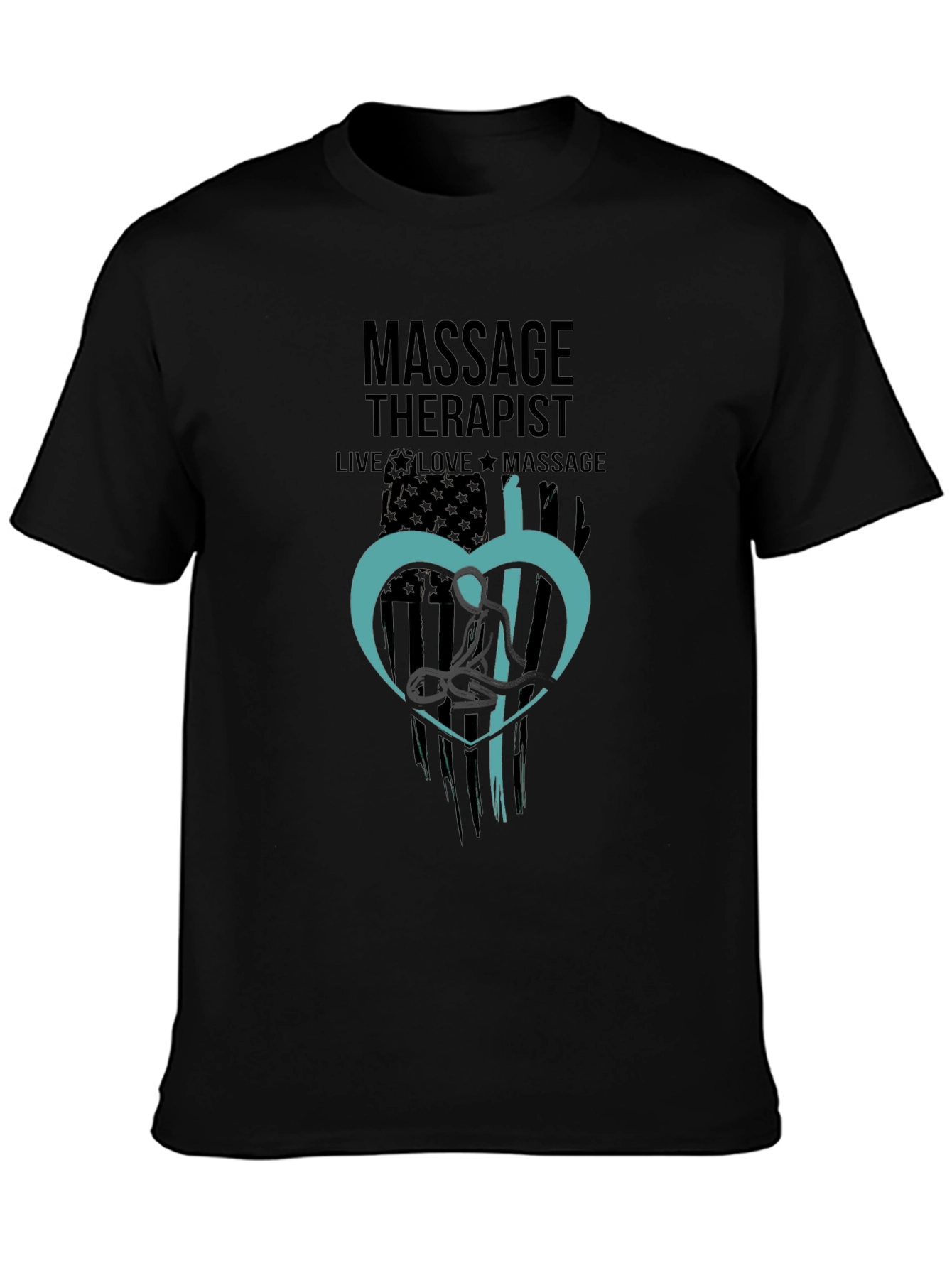 Massage Therapist Graphic Tee - Live Love Massage