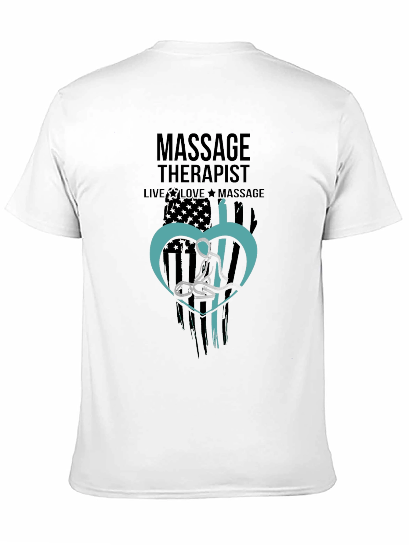 Massage Therapist Graphic Tee - Live Love Massage