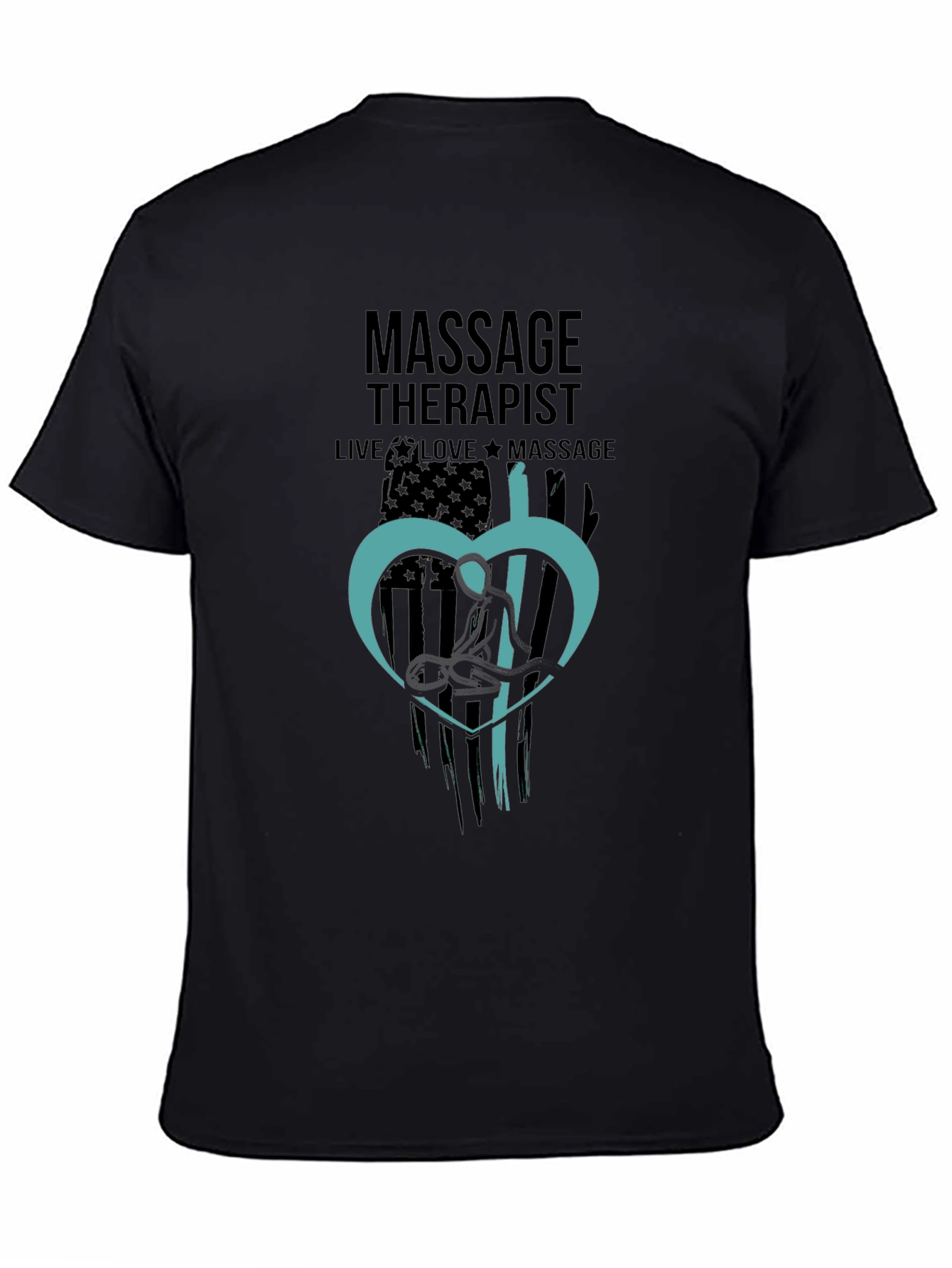 Massage Therapist Graphic Tee - Live Love Massage
