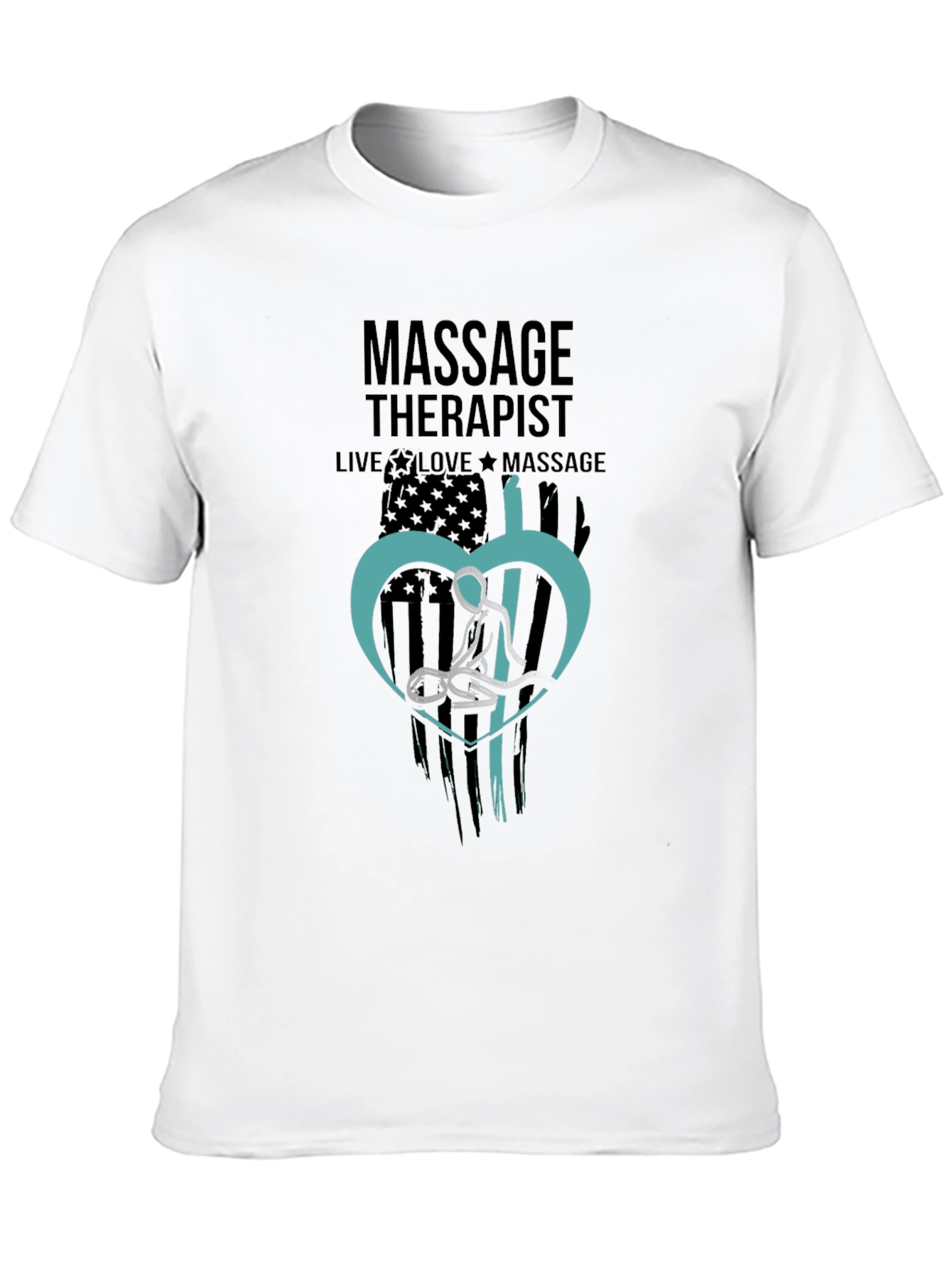 Massage Therapist Graphic Tee - Live Love Massage