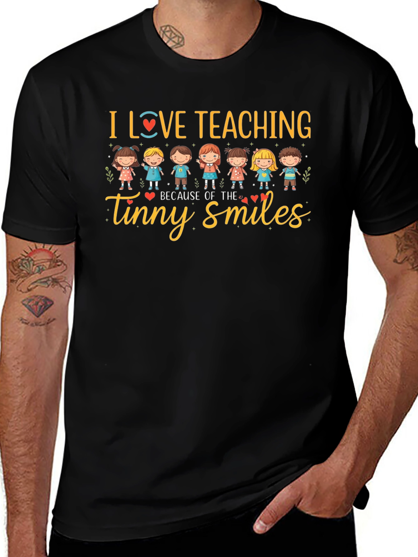 I Love Teaching T-Shirt - Tiny Smiles