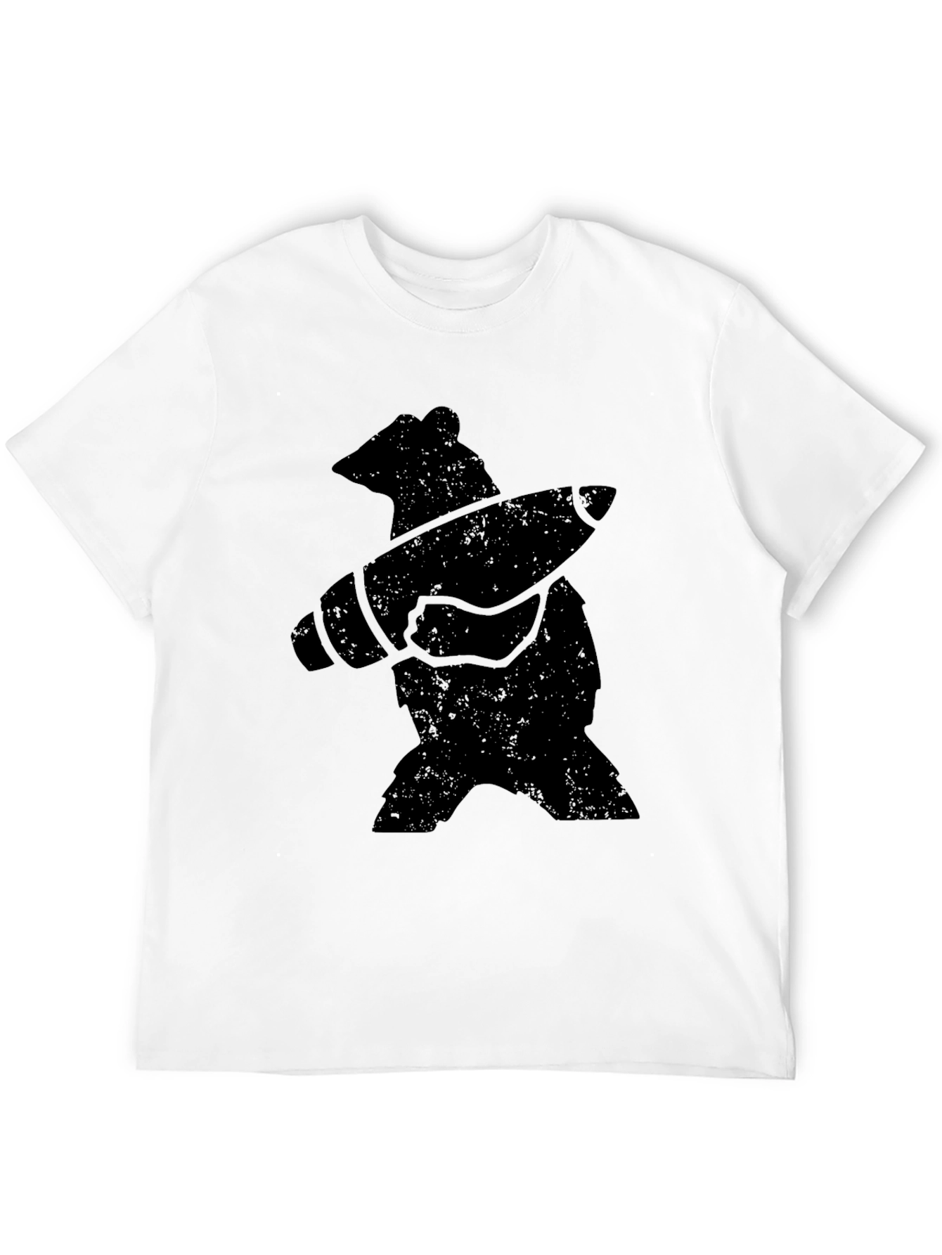 Bear Rocket T-Shirt - Cool Graphic Tee