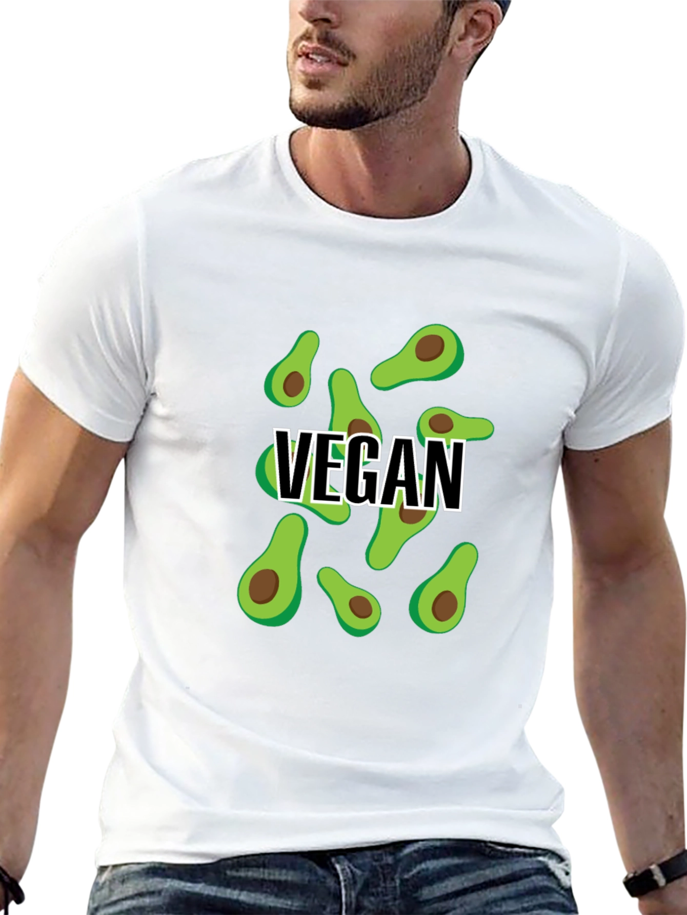 Vegan Avocado T-Shirt - Unisex Style