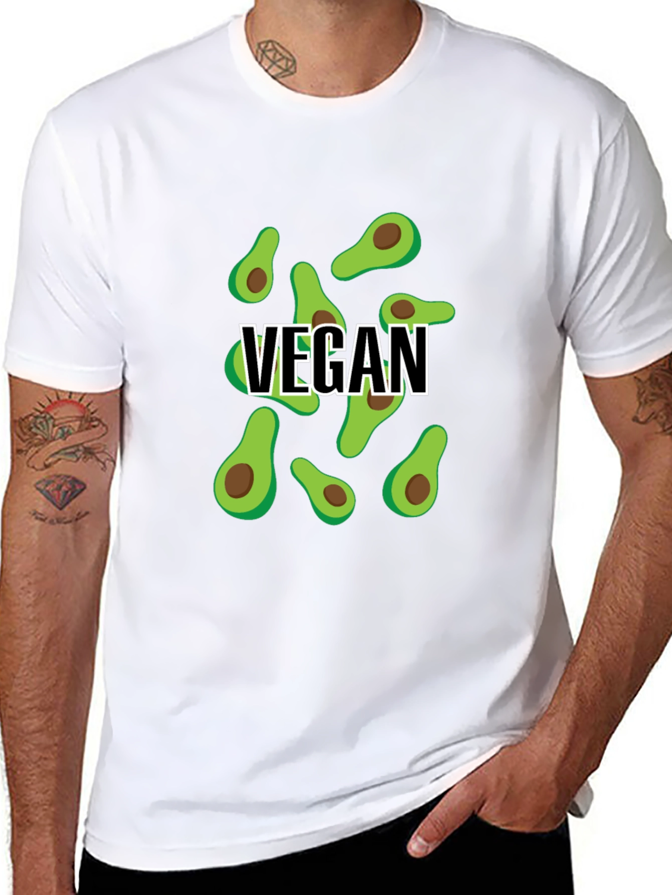 Vegan Avocado T-Shirt - Unisex Style