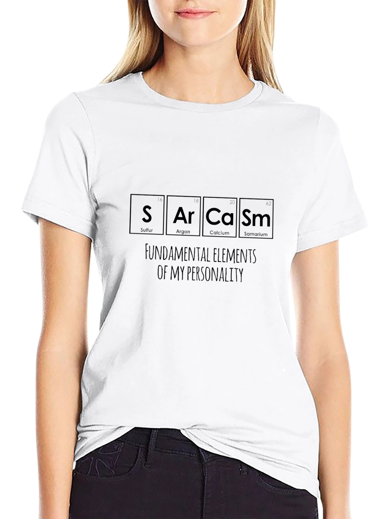 Sarcasm Elements Graphic T-Shirt