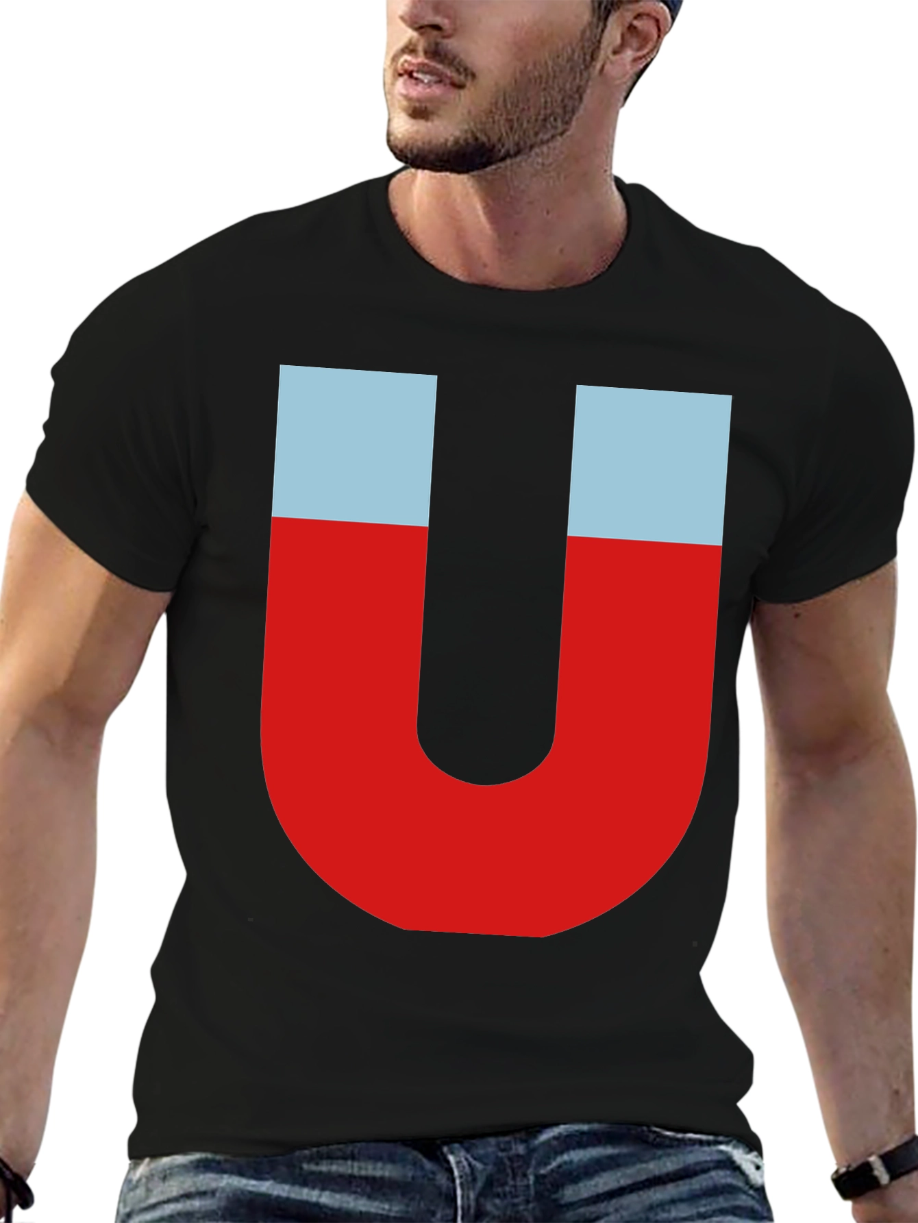 Novelty Magnet T-Shirt - Geeky Graphic Tee
