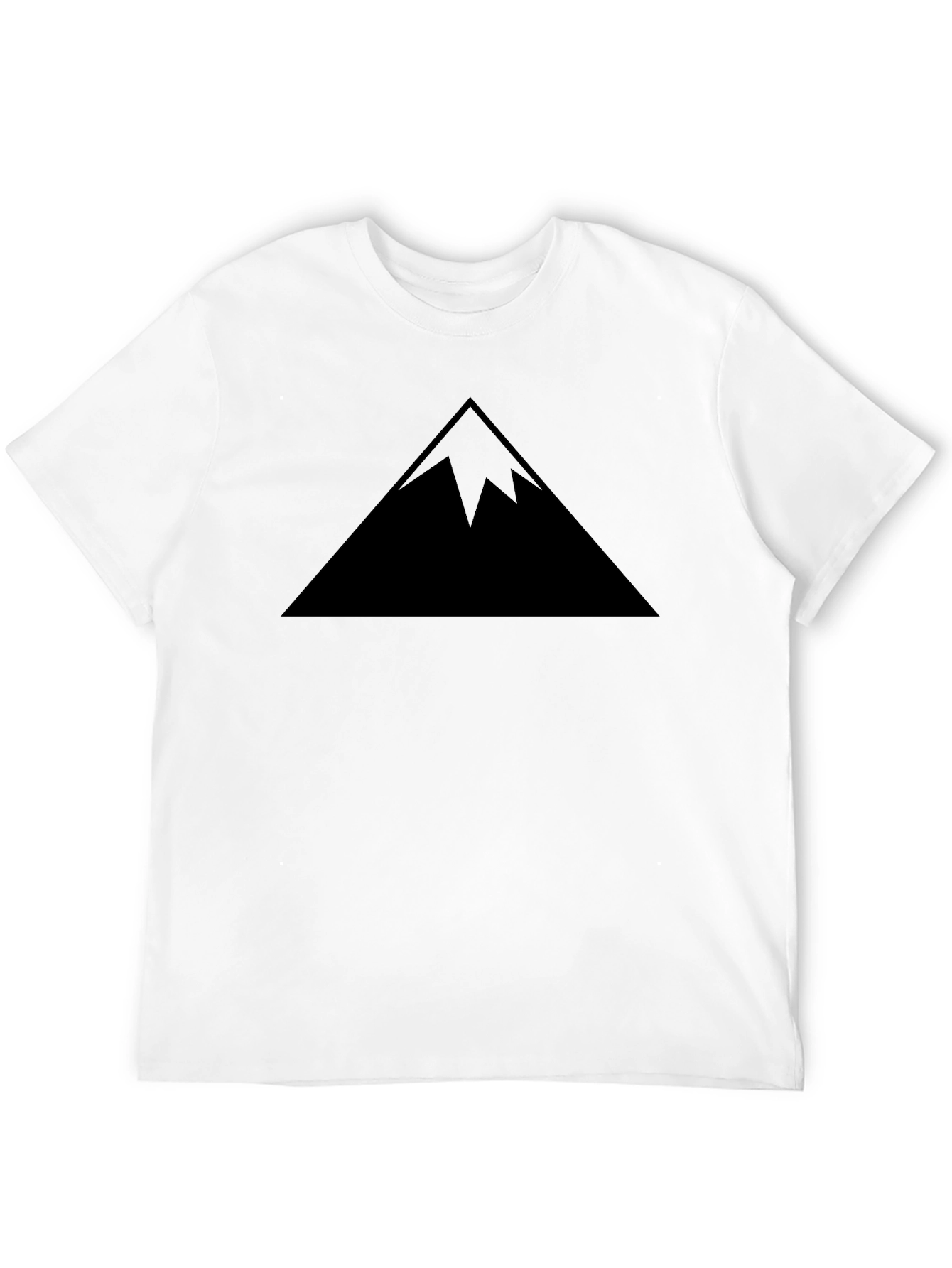 Mountain Peak Graphic Tee - Black