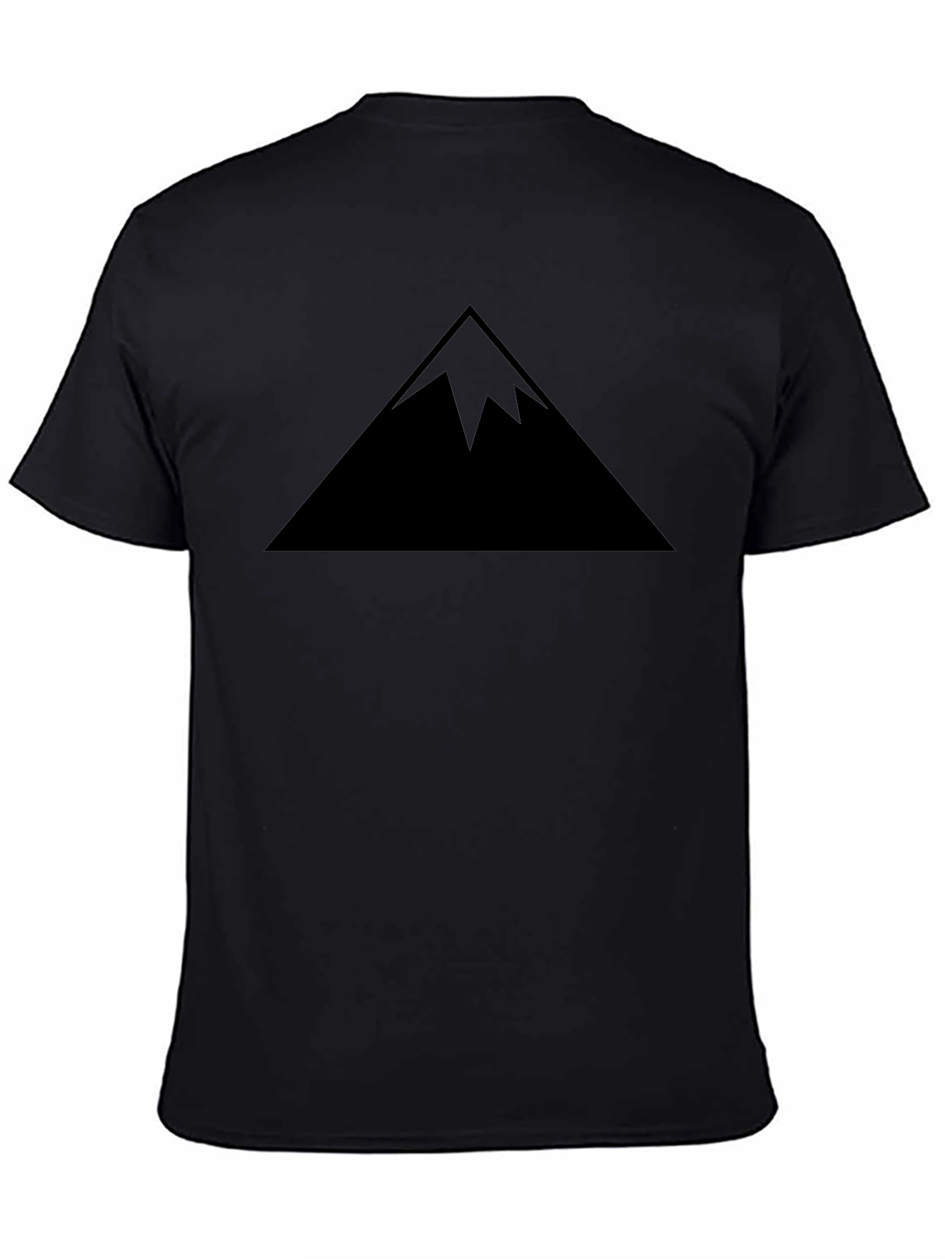 Mountain Peak Graphic Tee - Black