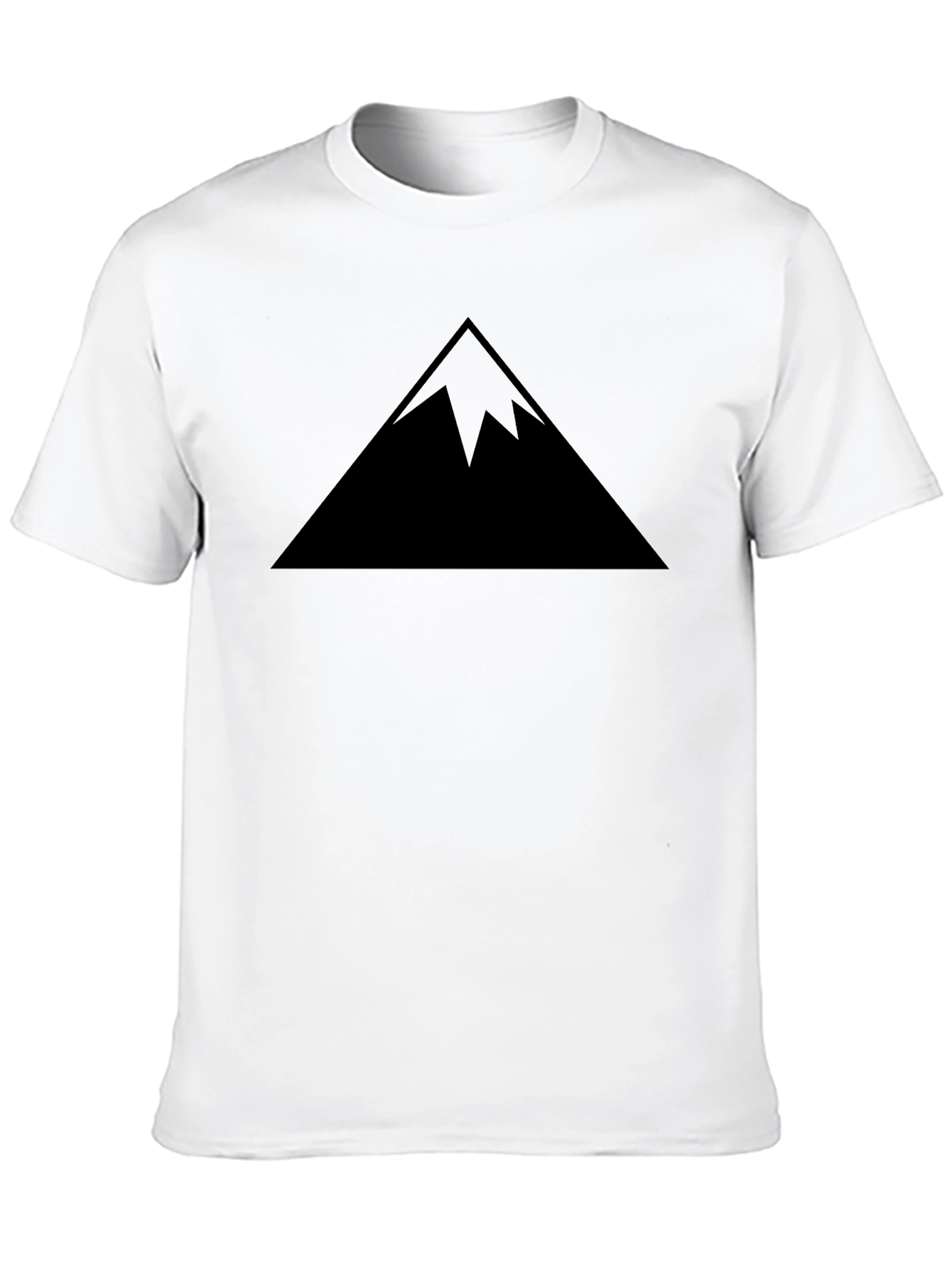 Mountain Peak Graphic Tee - Black