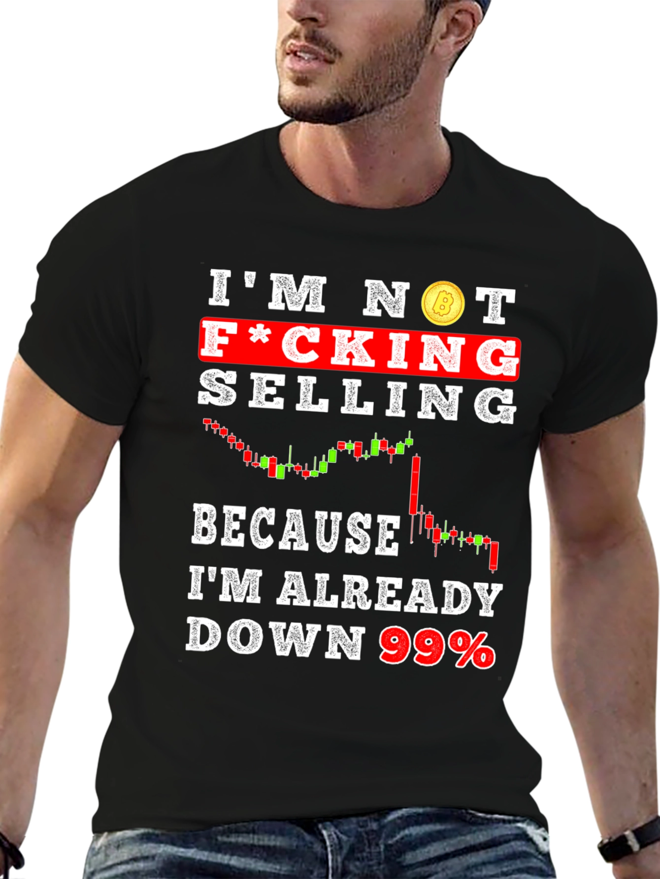 Im Not F*cking Selling T-Shirt Crypto Bitcoin Design