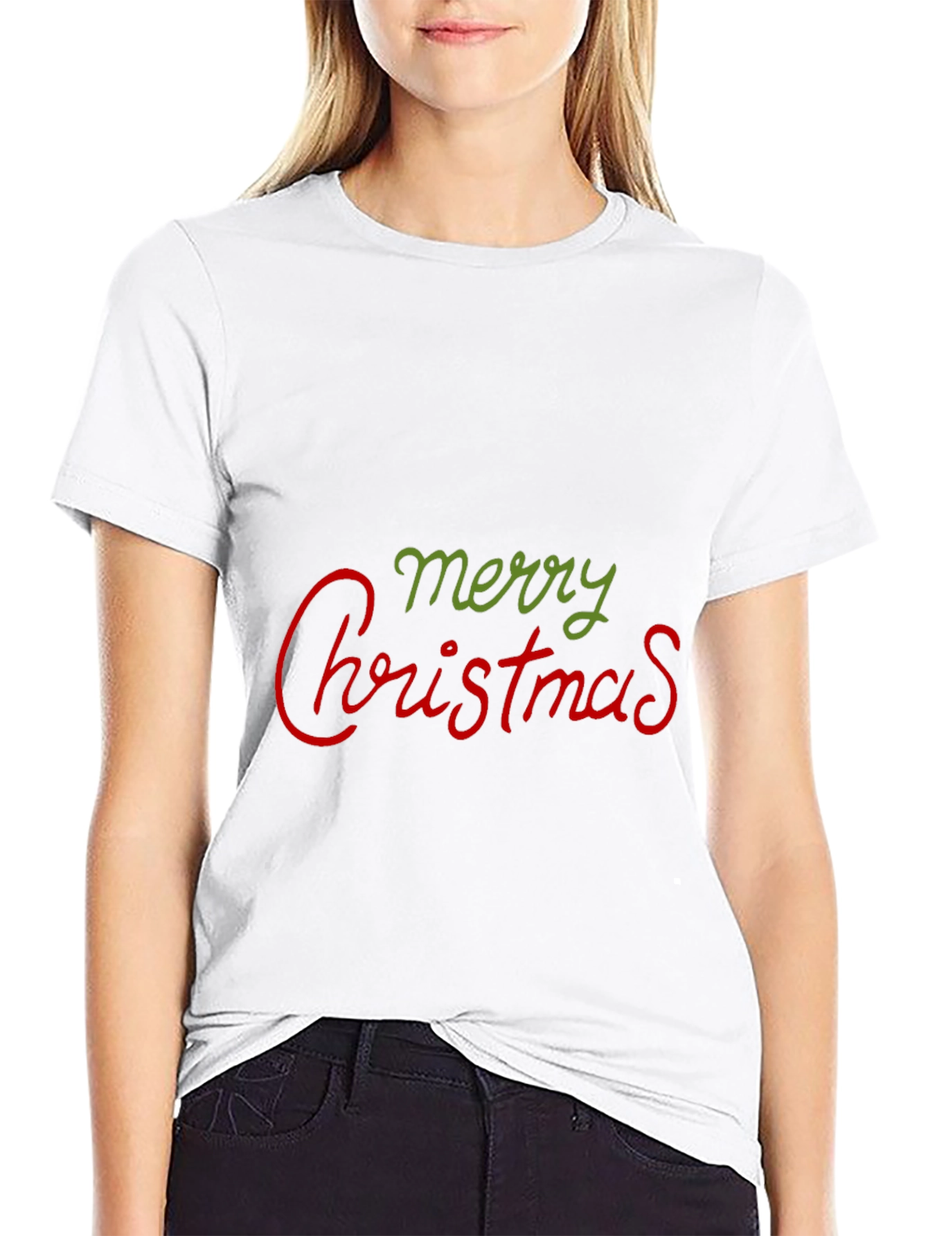 Festive Merry Christmas Graphic Tee