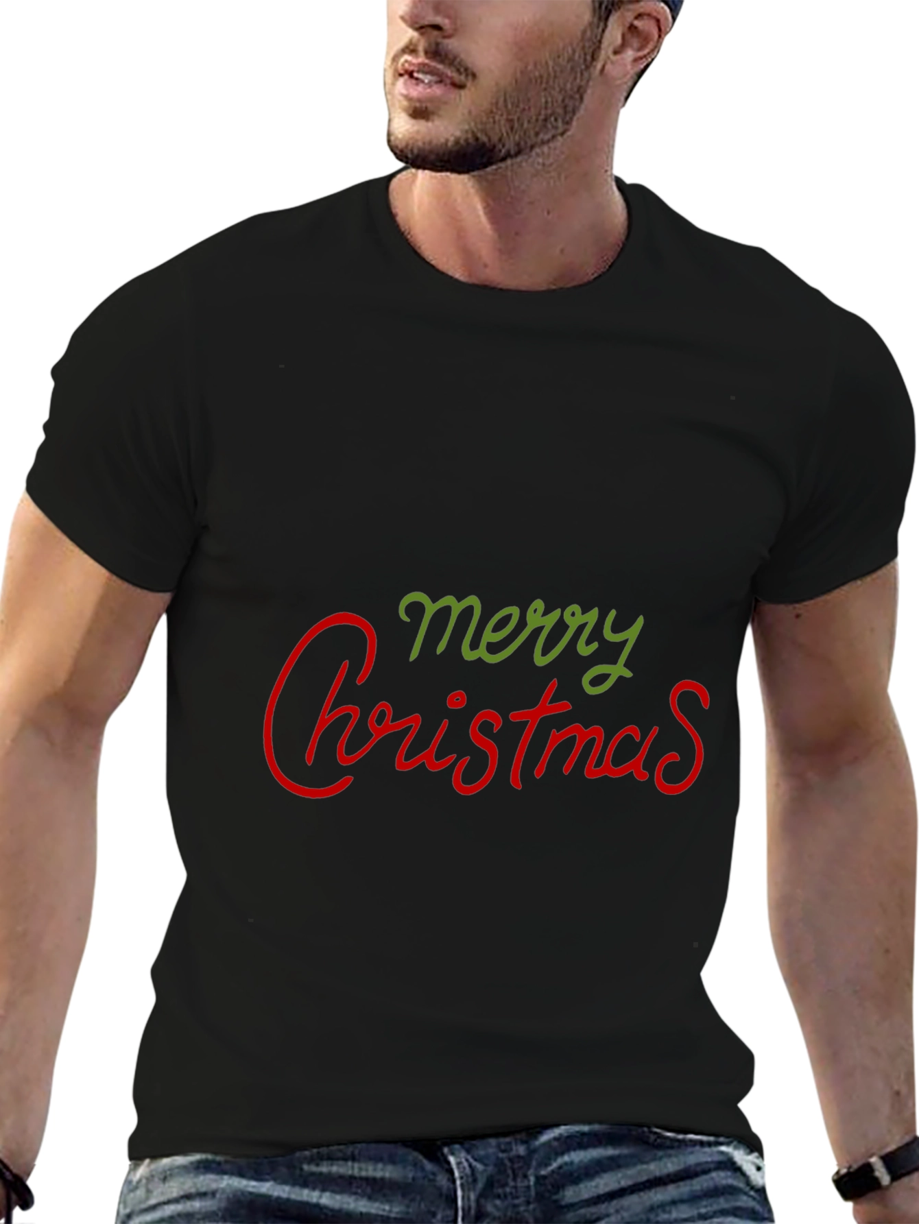 Festive Merry Christmas Graphic Tee