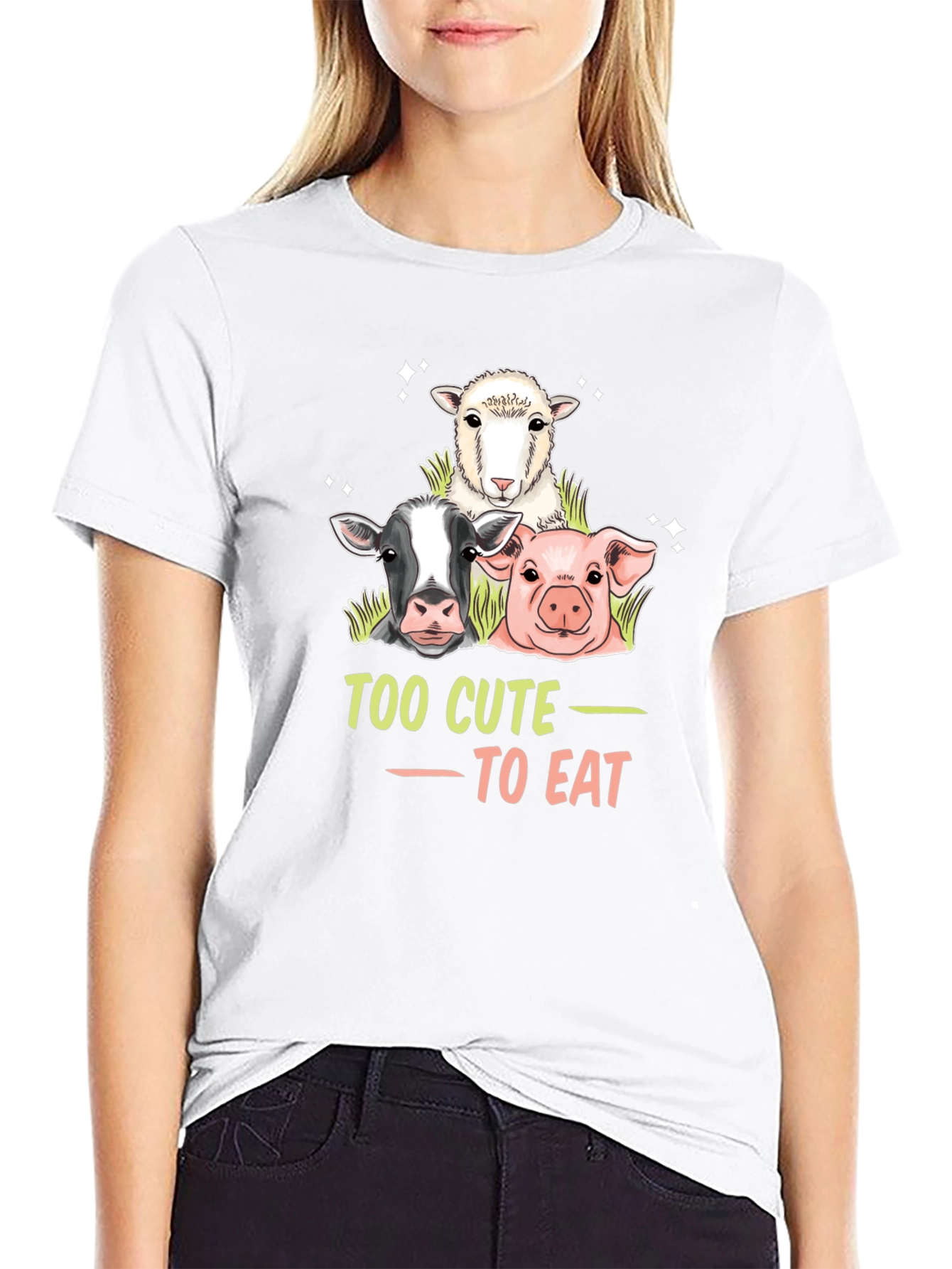 Too Cute to Eat Vegan T-Shirt