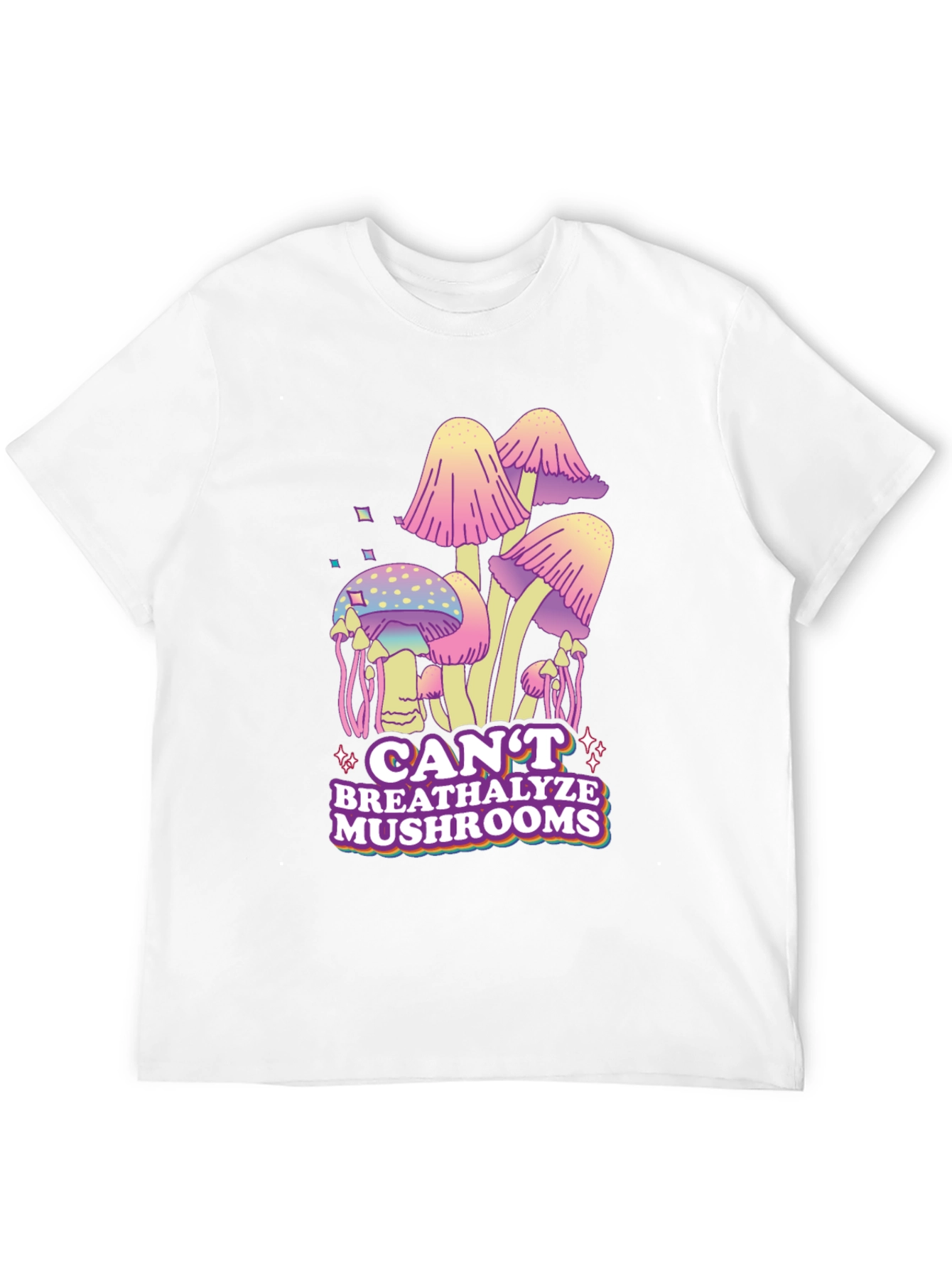 Cant Breathalyze Mushrooms Graphic Tee