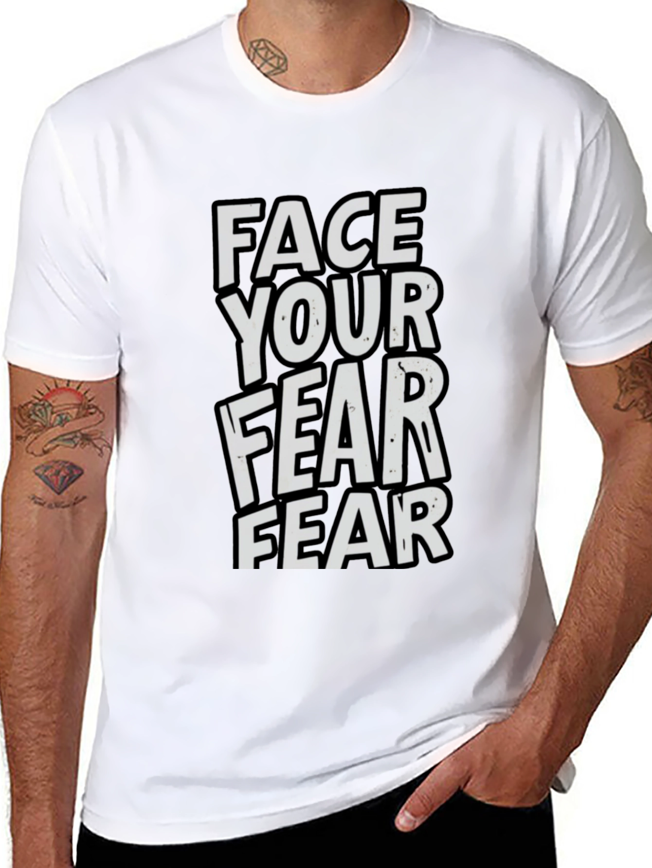 Face Your Fear T-Shirt - Motivational Graphic Tee