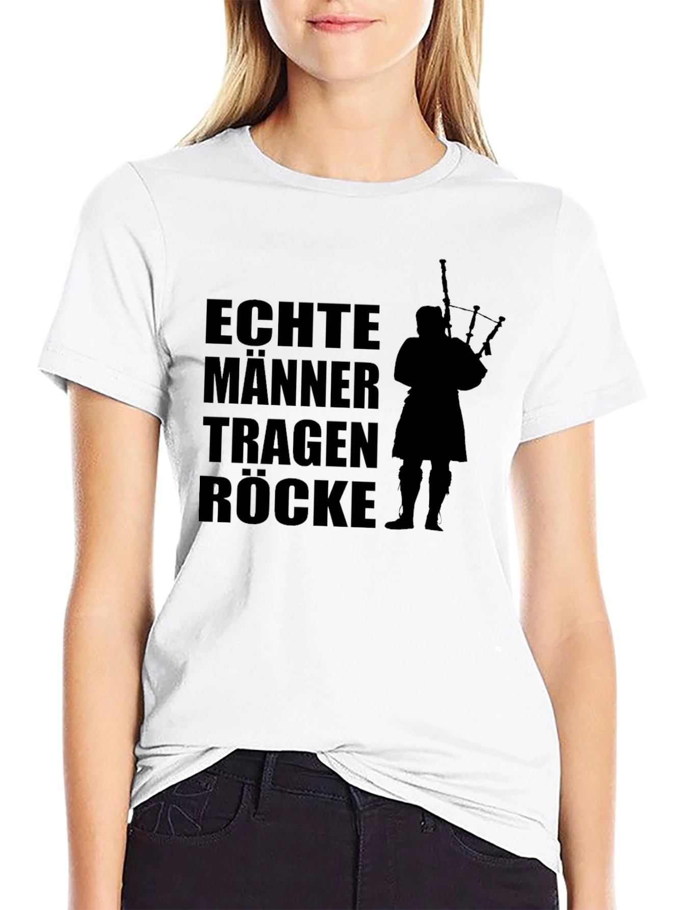 Mens Black T-Shirt - Scottish Pride Design