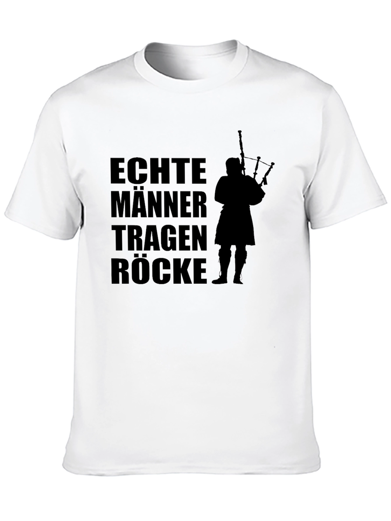 Mens Black T-Shirt - Scottish Pride Design