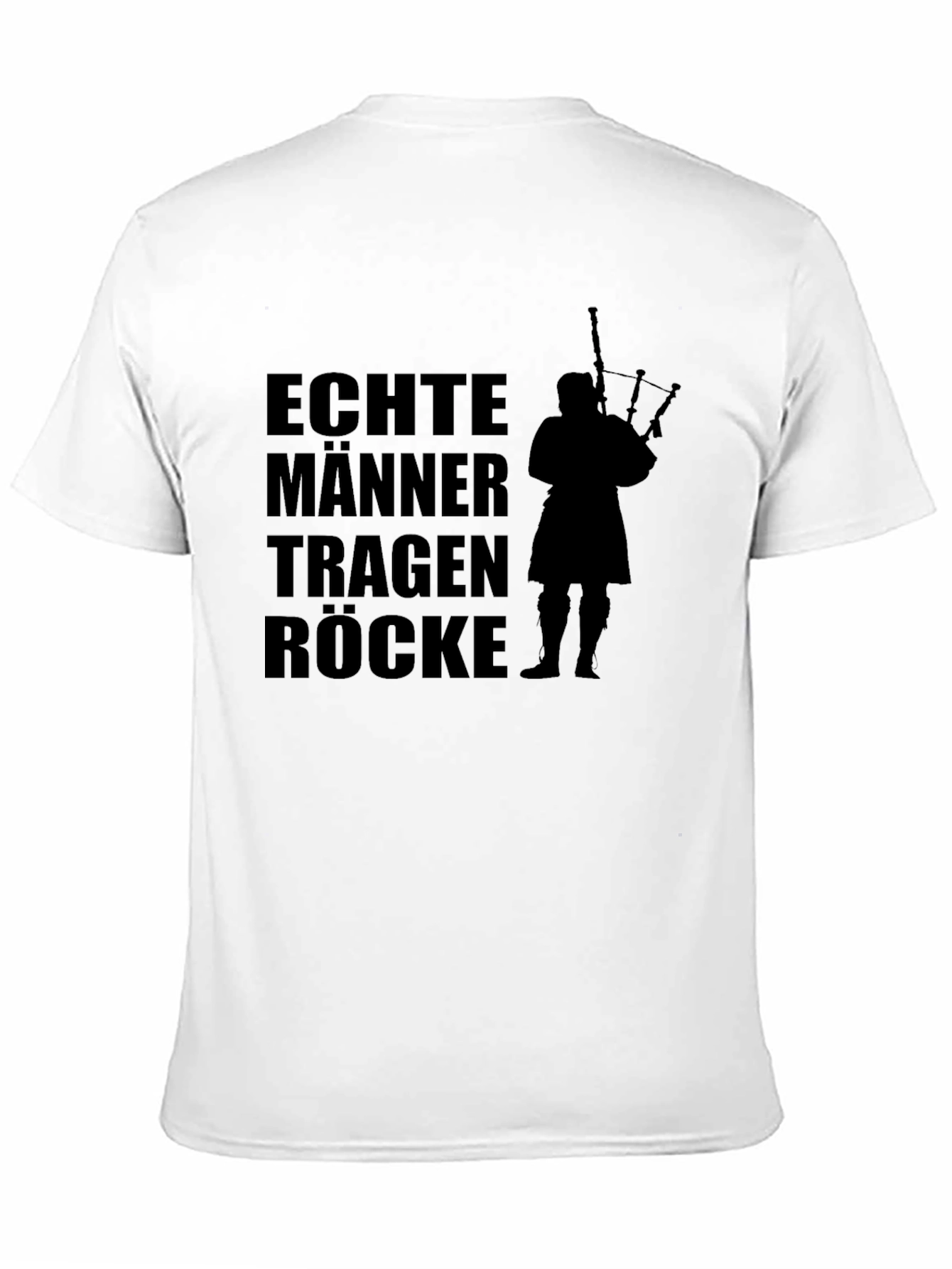 Mens Black T-Shirt - Scottish Pride Design