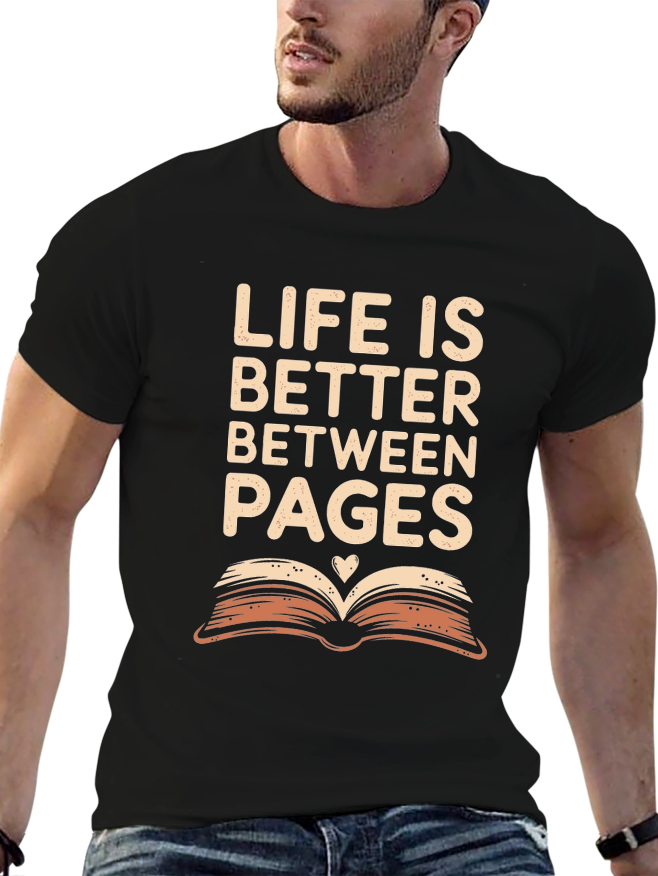 Life is Better Between Pages Graphic T-Shirt