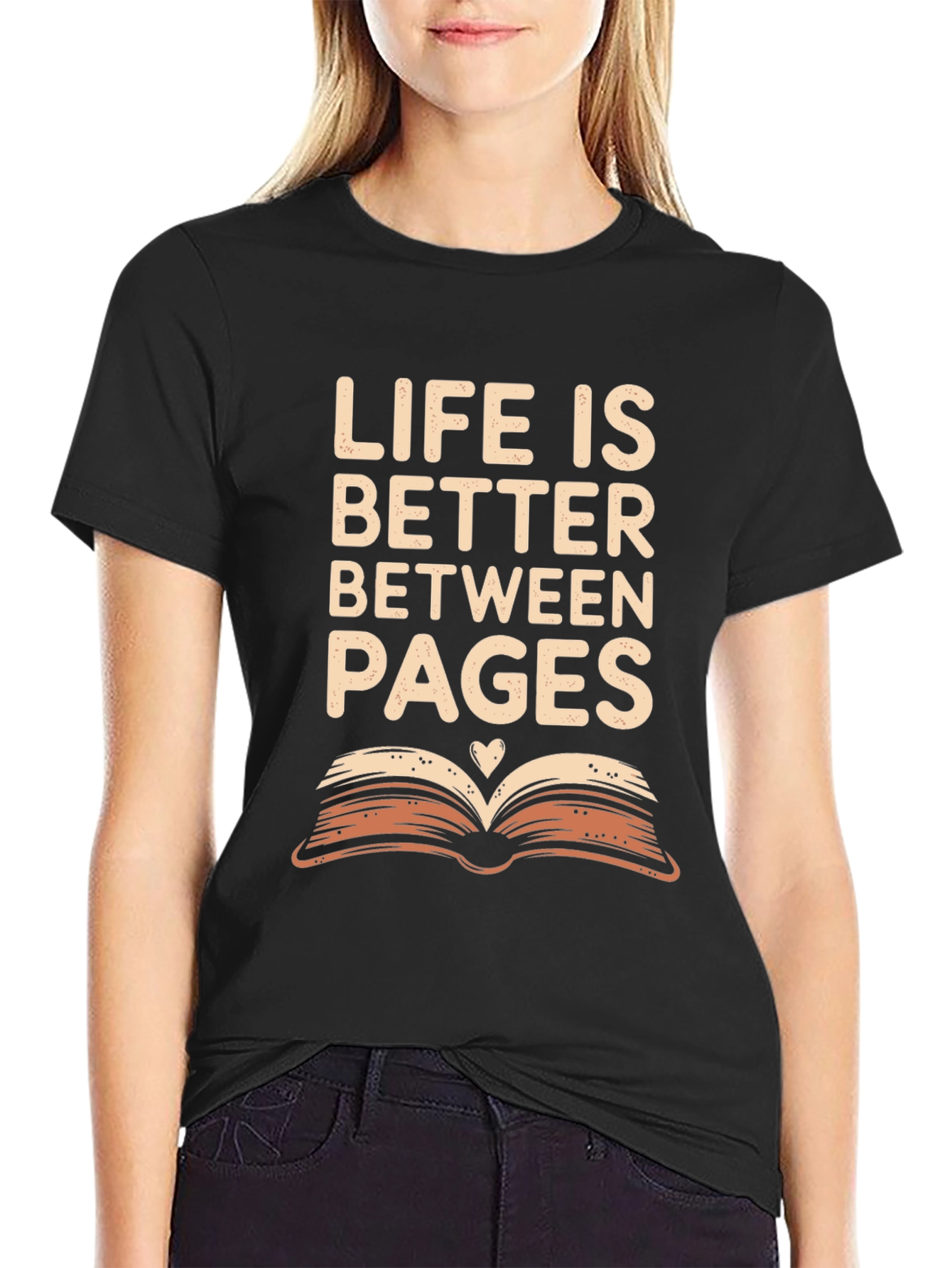 Life is Better Between Pages Graphic T-Shirt