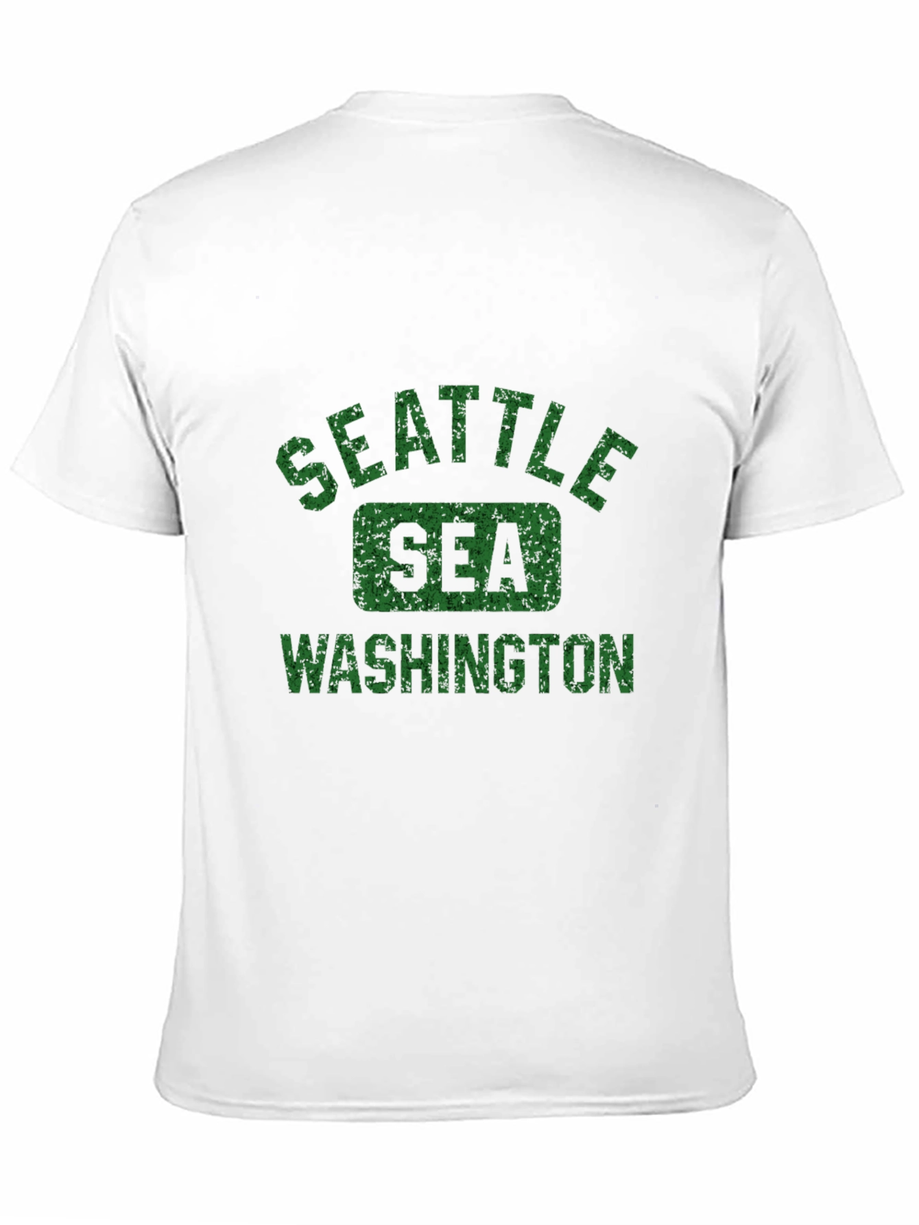 Seattle Washington Graphic Print Black T-Shirt