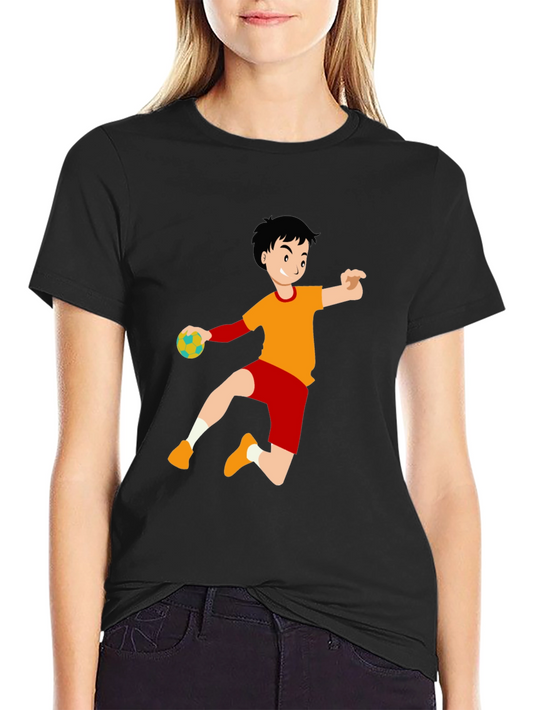 Handball Player Graphic Tee